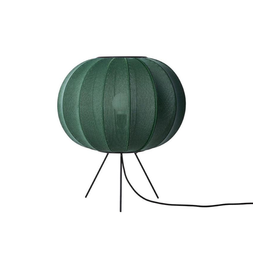 Lampa podłogowa trójnóg niska KNIT-WIT zielony