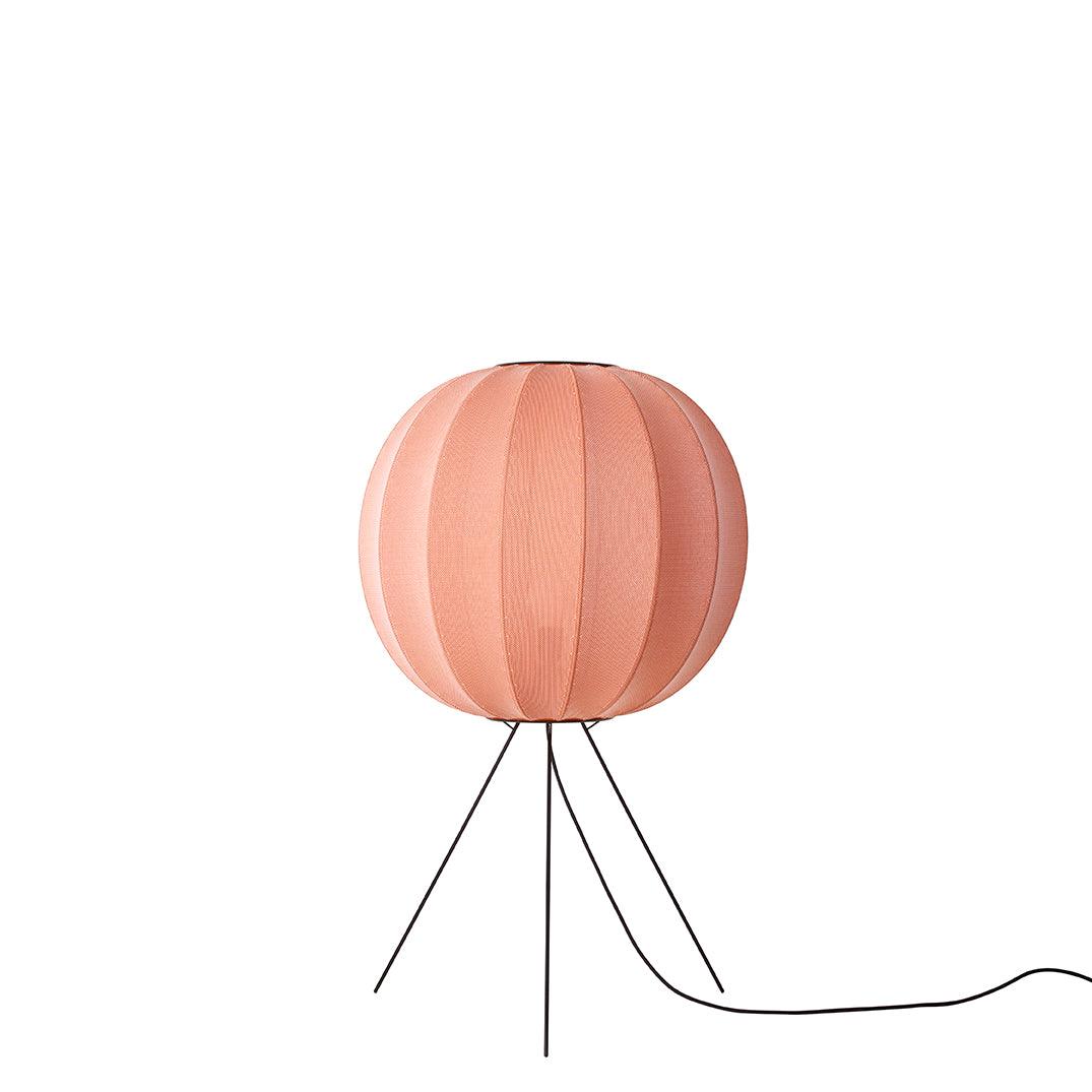 Lampa podłogowa trójnóg niska KNIT-WIT koralowy