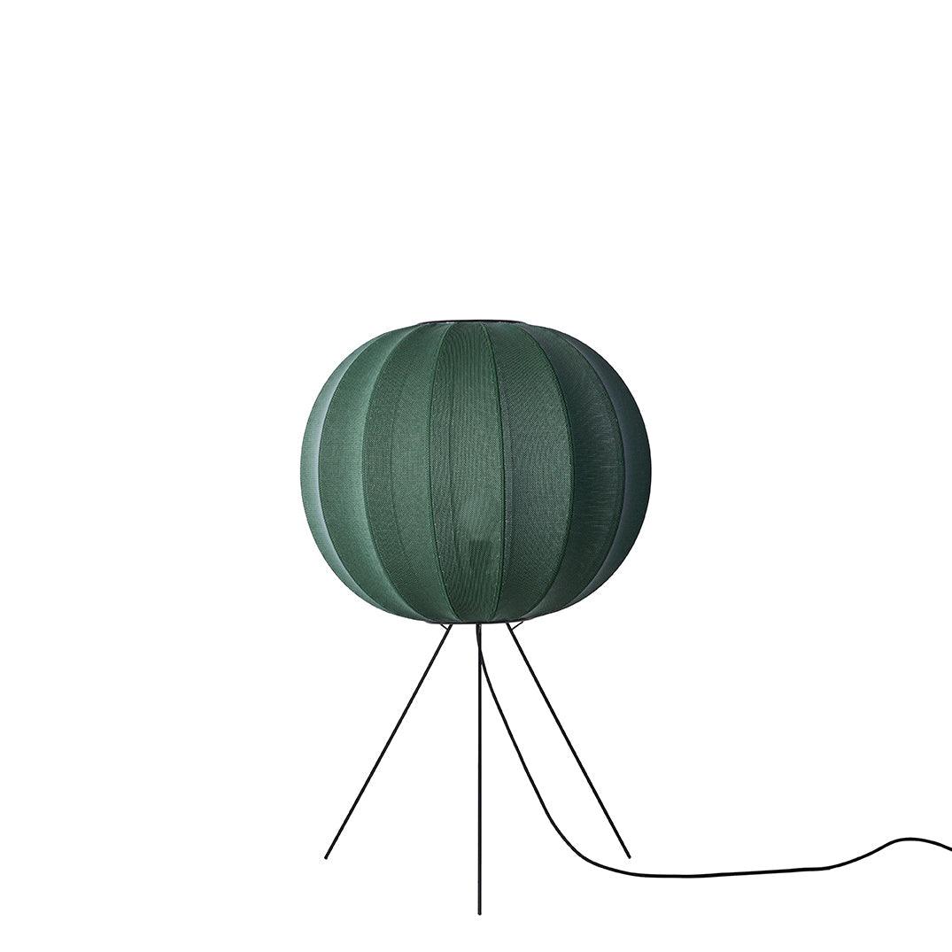 Lampa podłogowa trójnóg niska KNIT-WIT zielony
