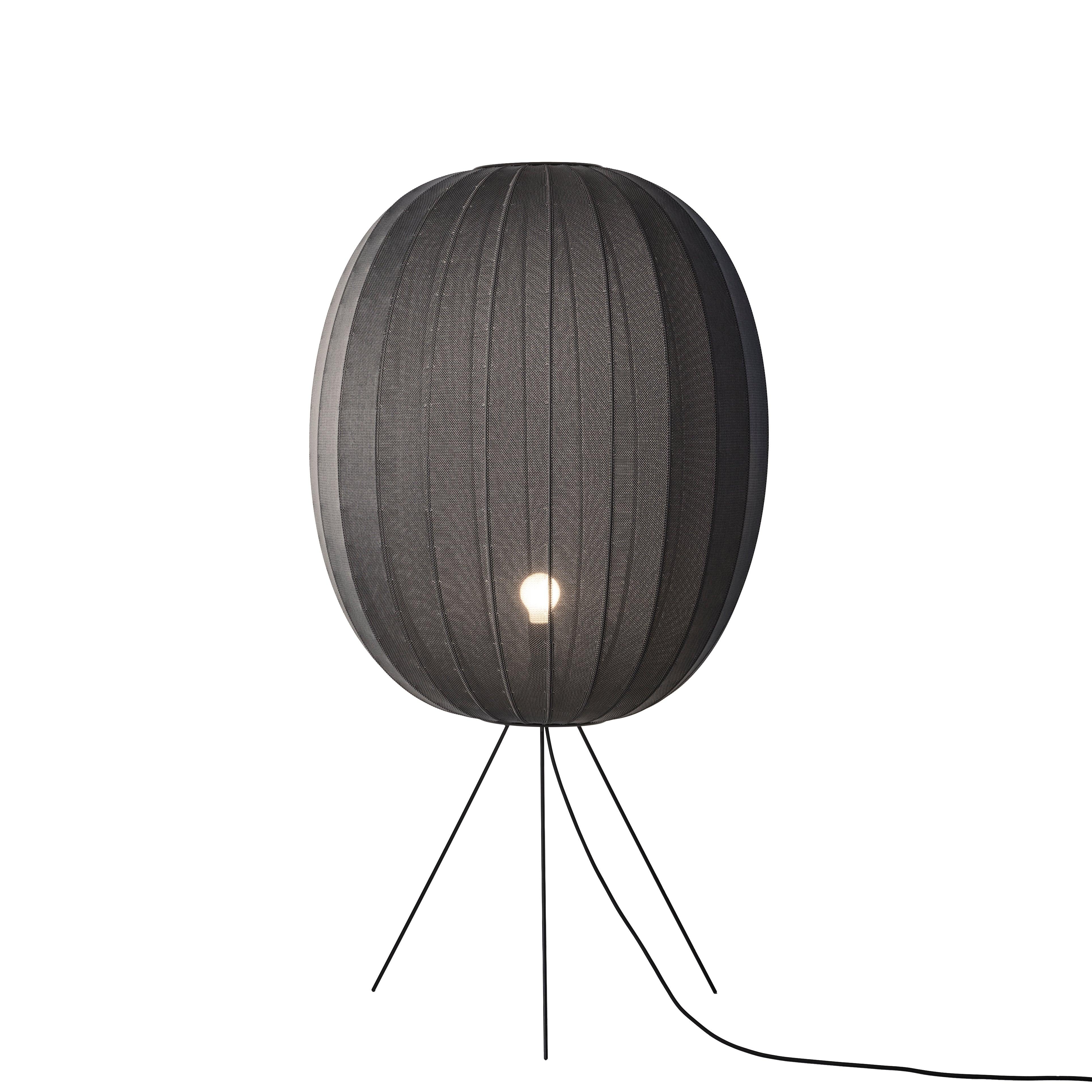 Lampa podłogowa trójnóg KNIT-WIT czarny