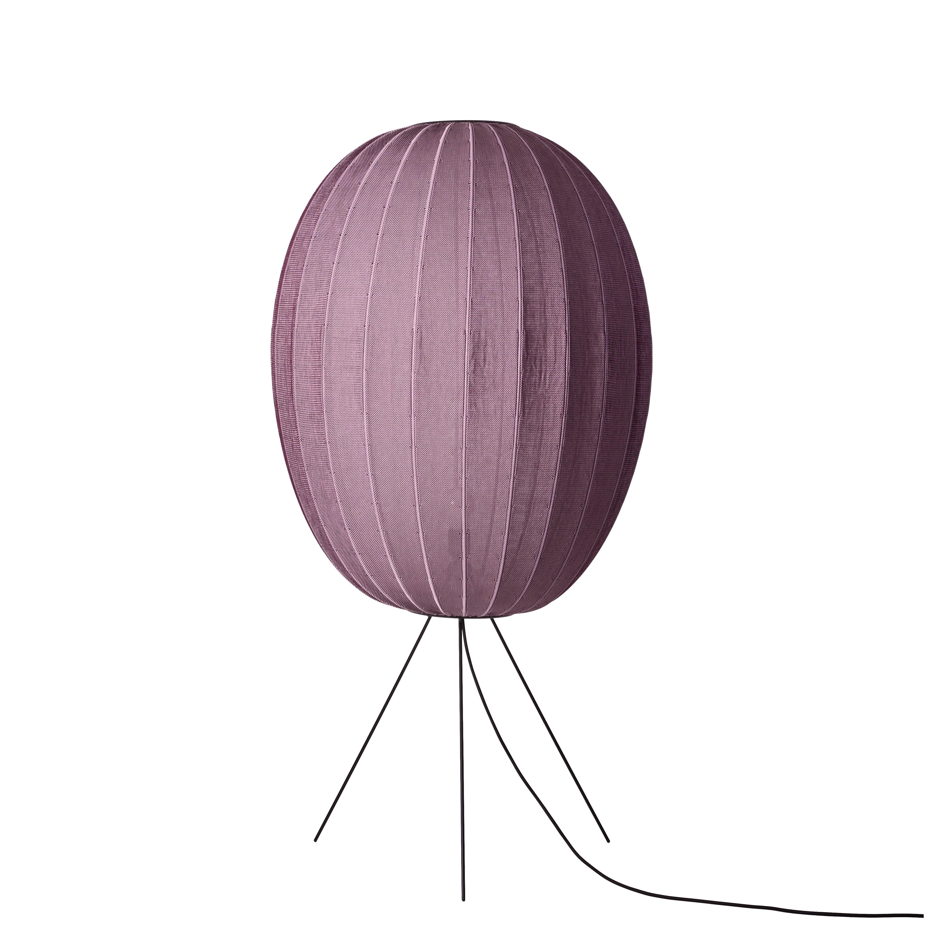 Lampa podłogowa trójnóg KNIT-WIT burgundowy