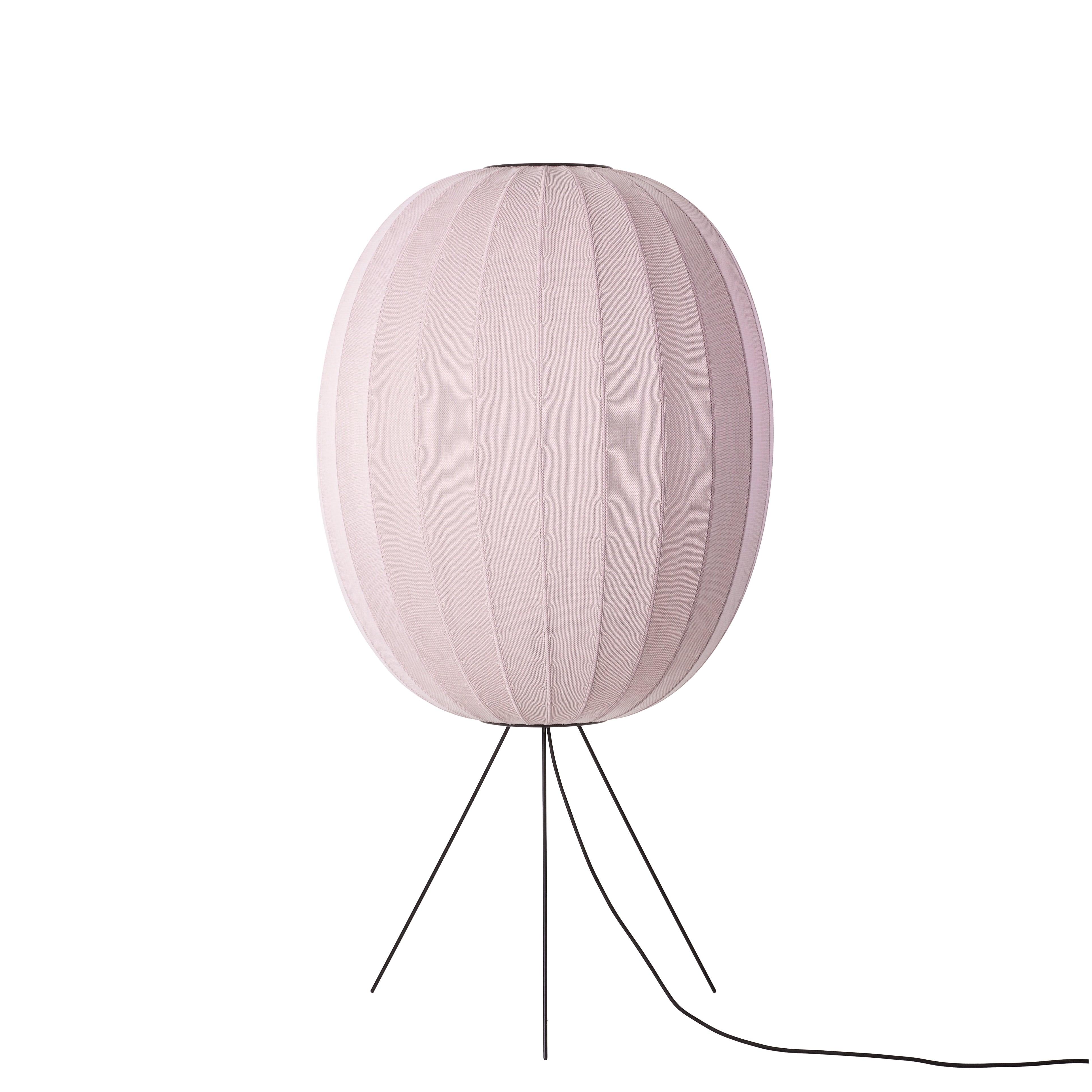 Lampa podłogowa trójnóg KNIT-WIT jasnoróżowy