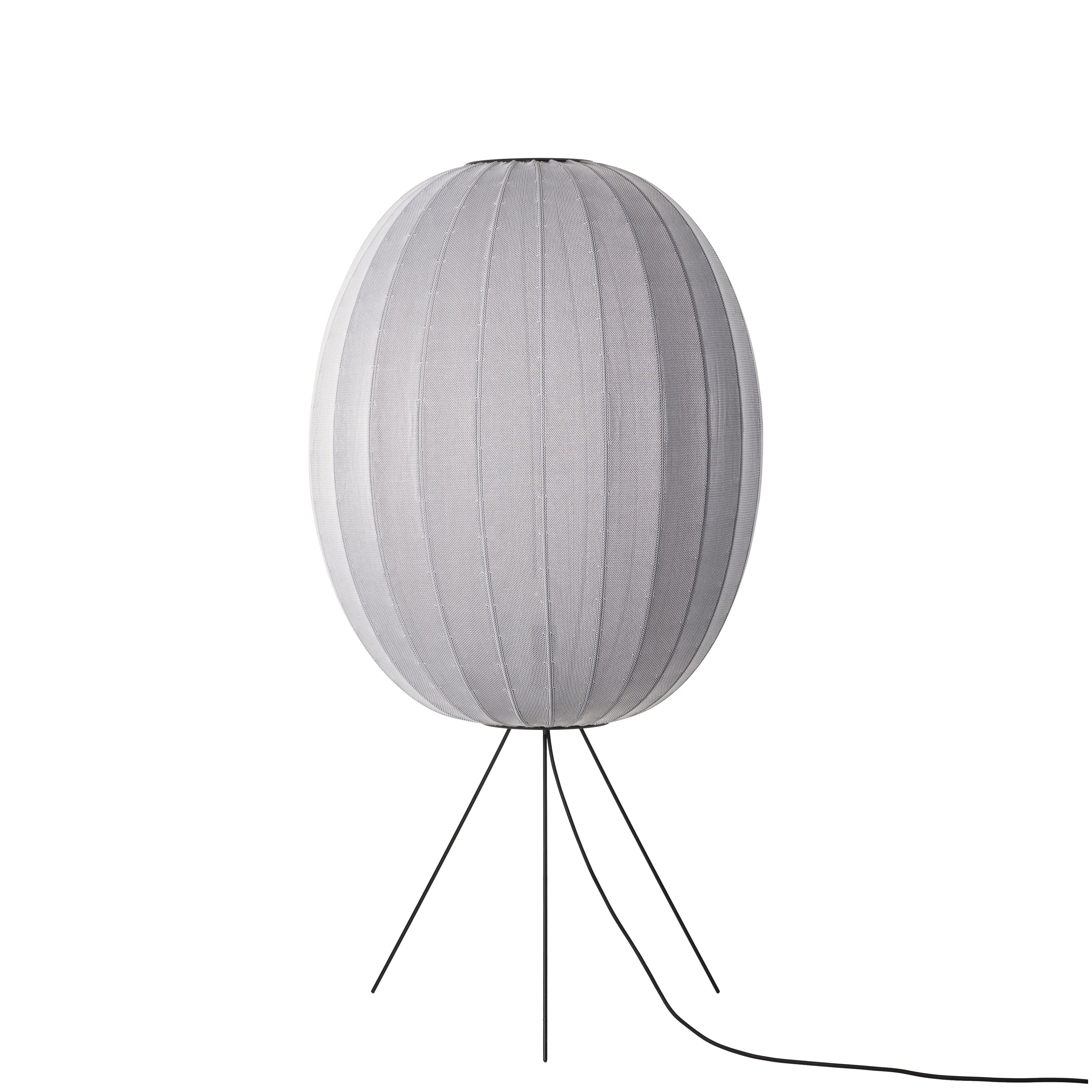 Lampa podłogowa trójnóg KNIT-WIT szary