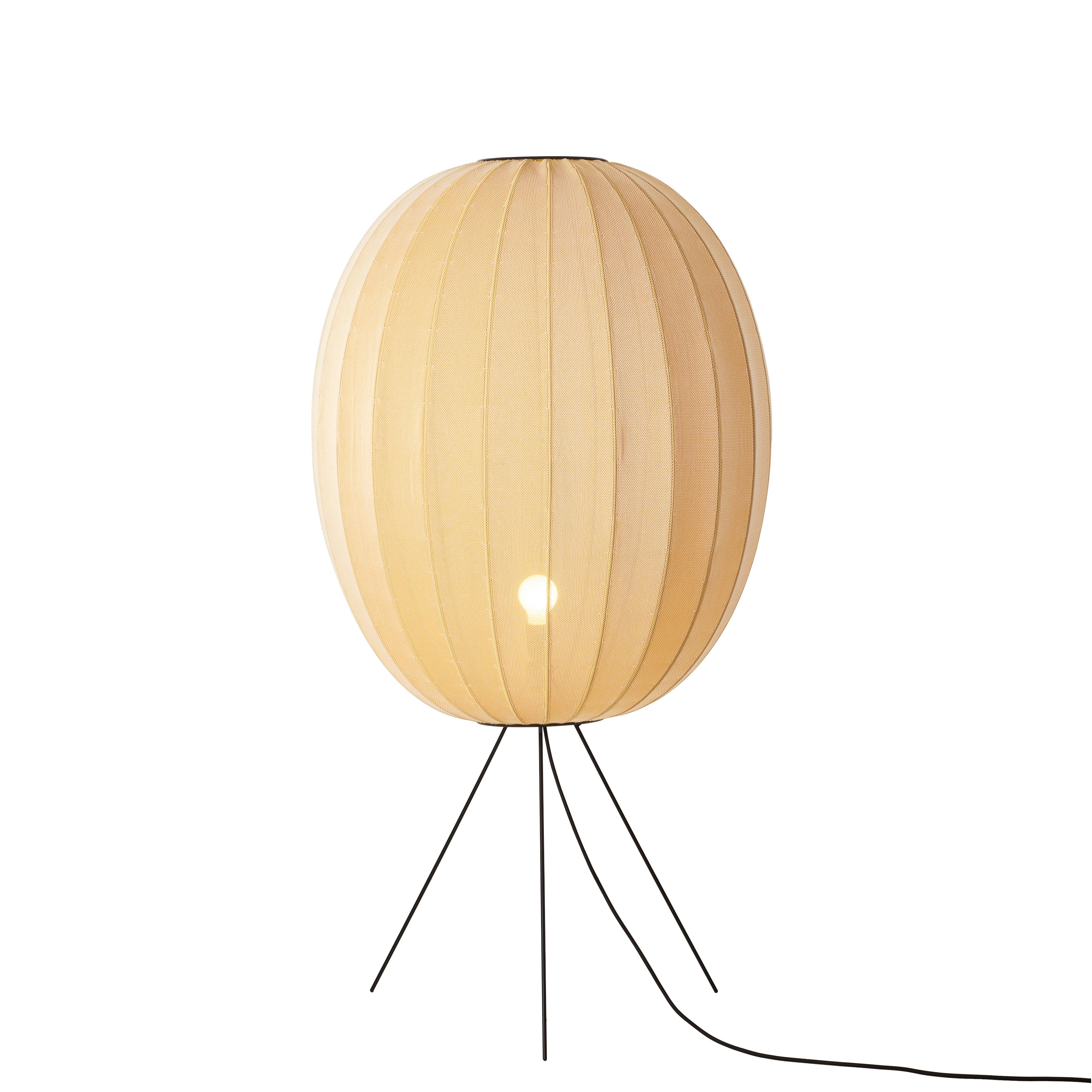 Lampa podłogowa trójnóg KNIT-WIT żółty