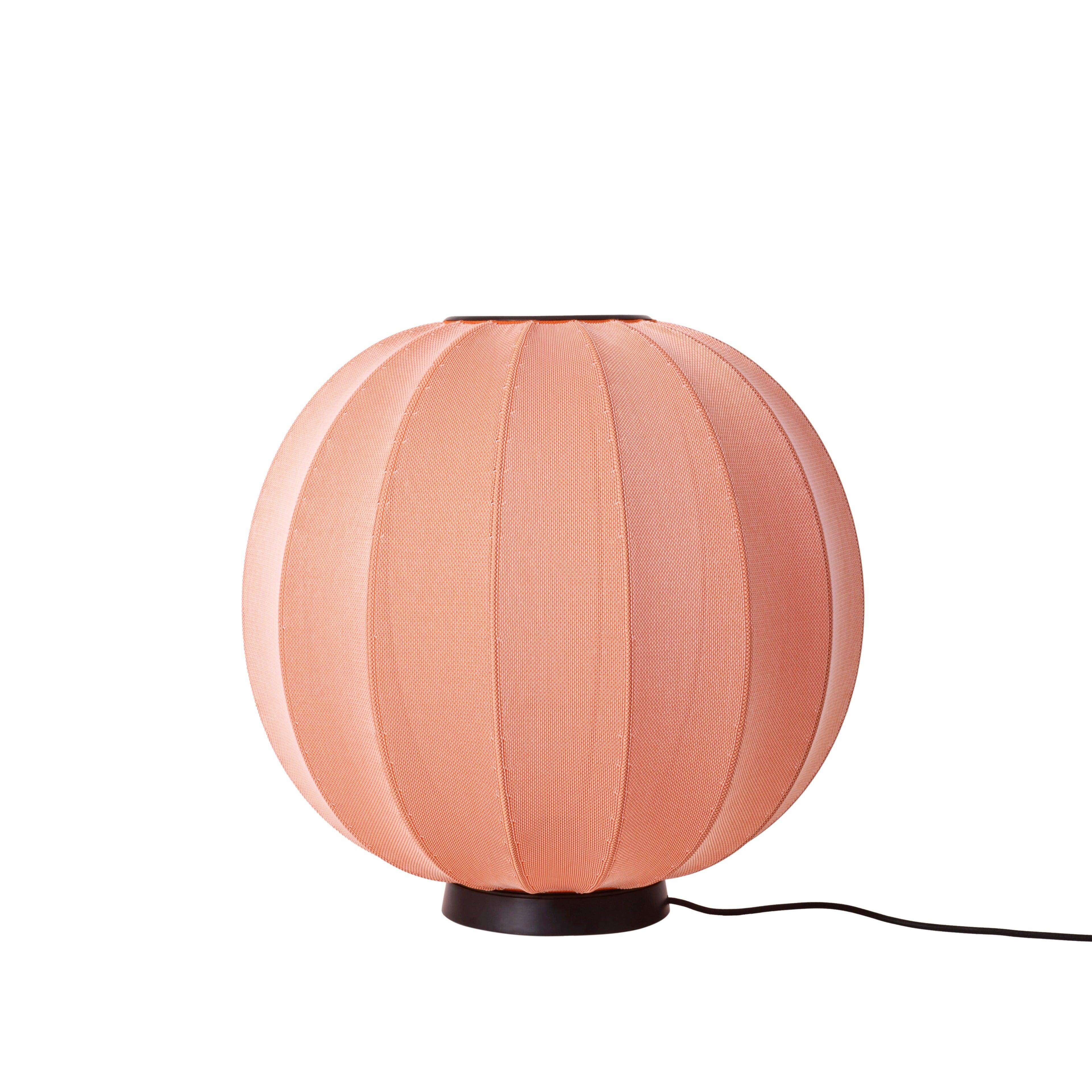 Lampa podłogowa niska KNIT-WIT LEVEL koralowy