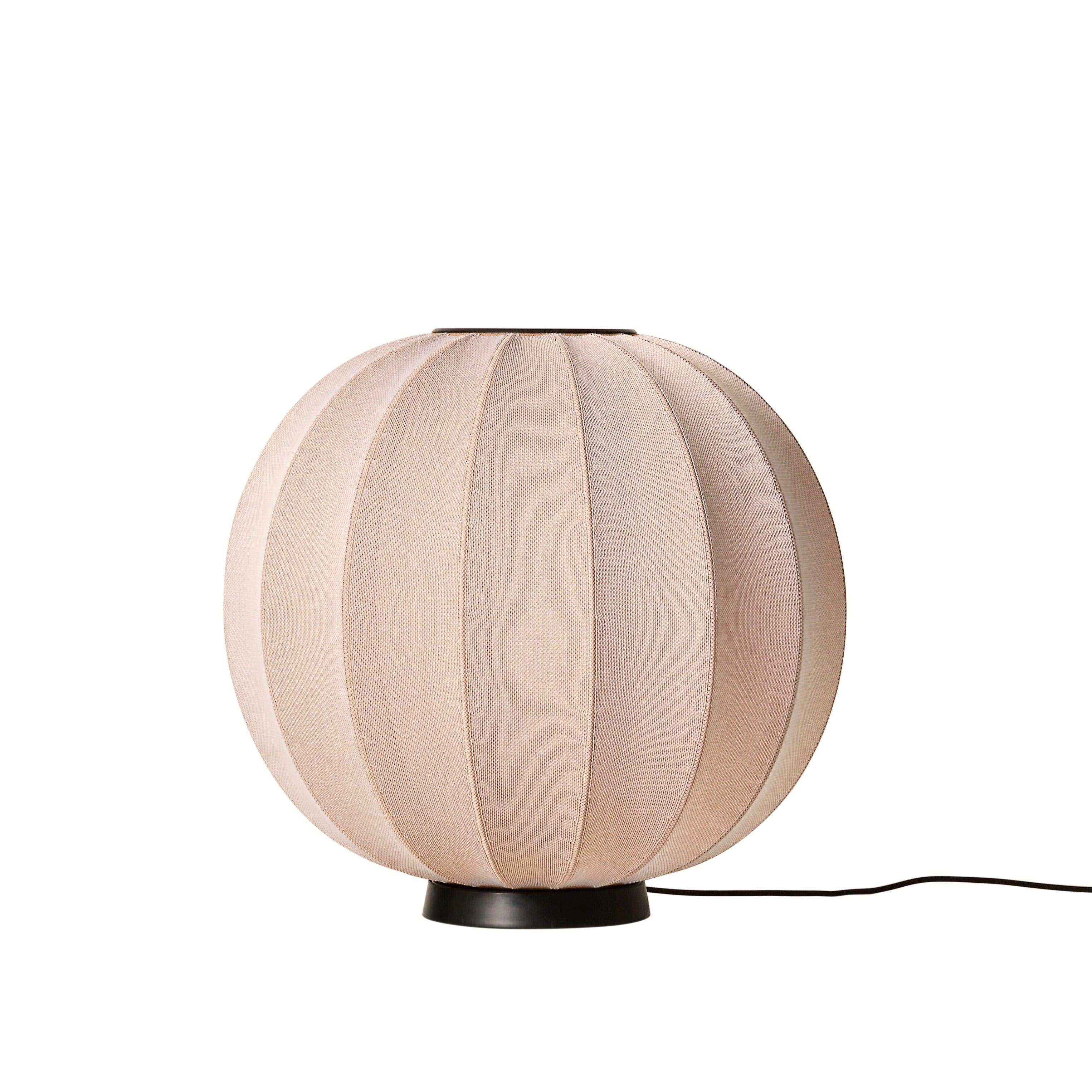 Lampa podłogowa niska KNIT-WIT LEVEL piaskowy