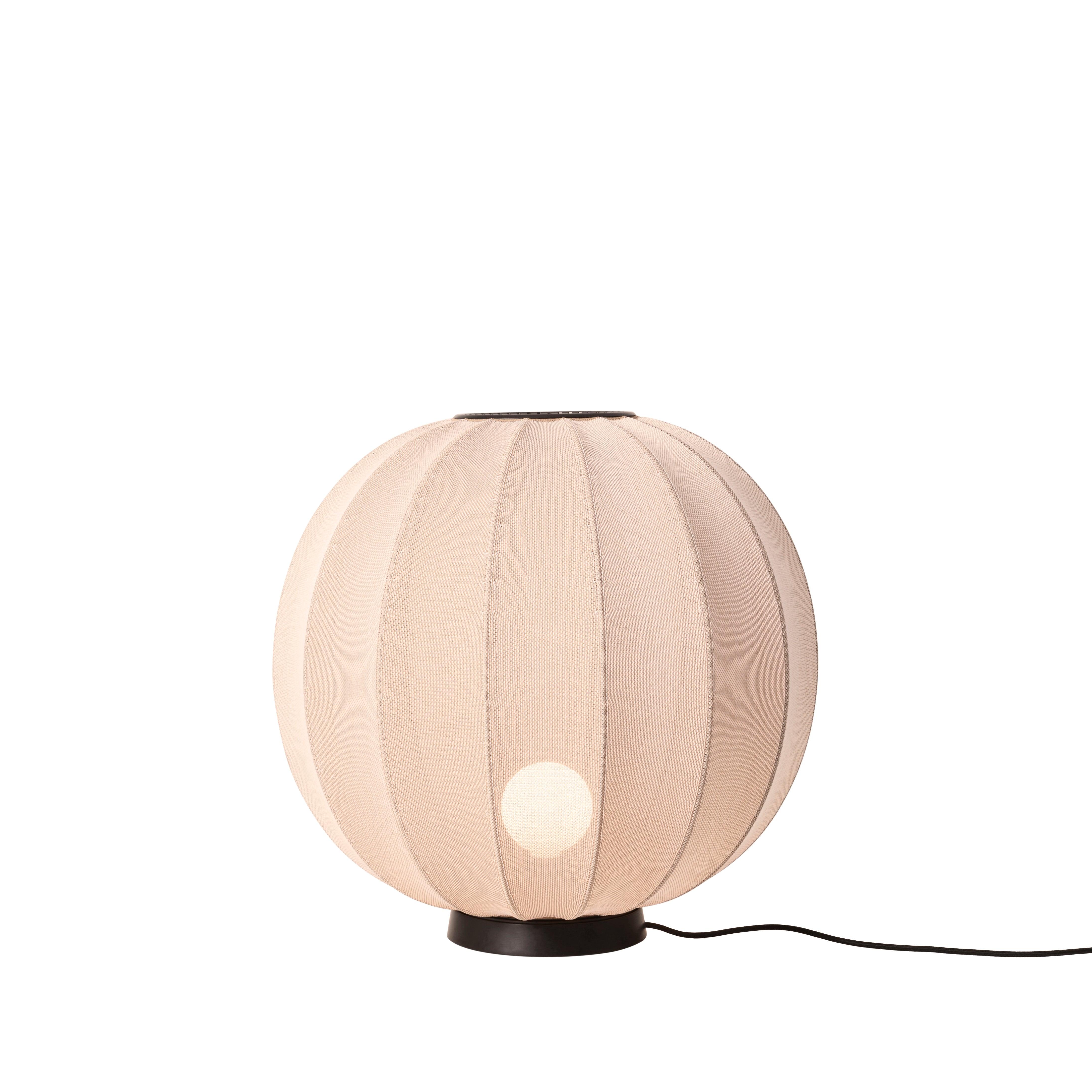 Lampa podłogowa niska KNIT-WIT LEVEL piaskowy