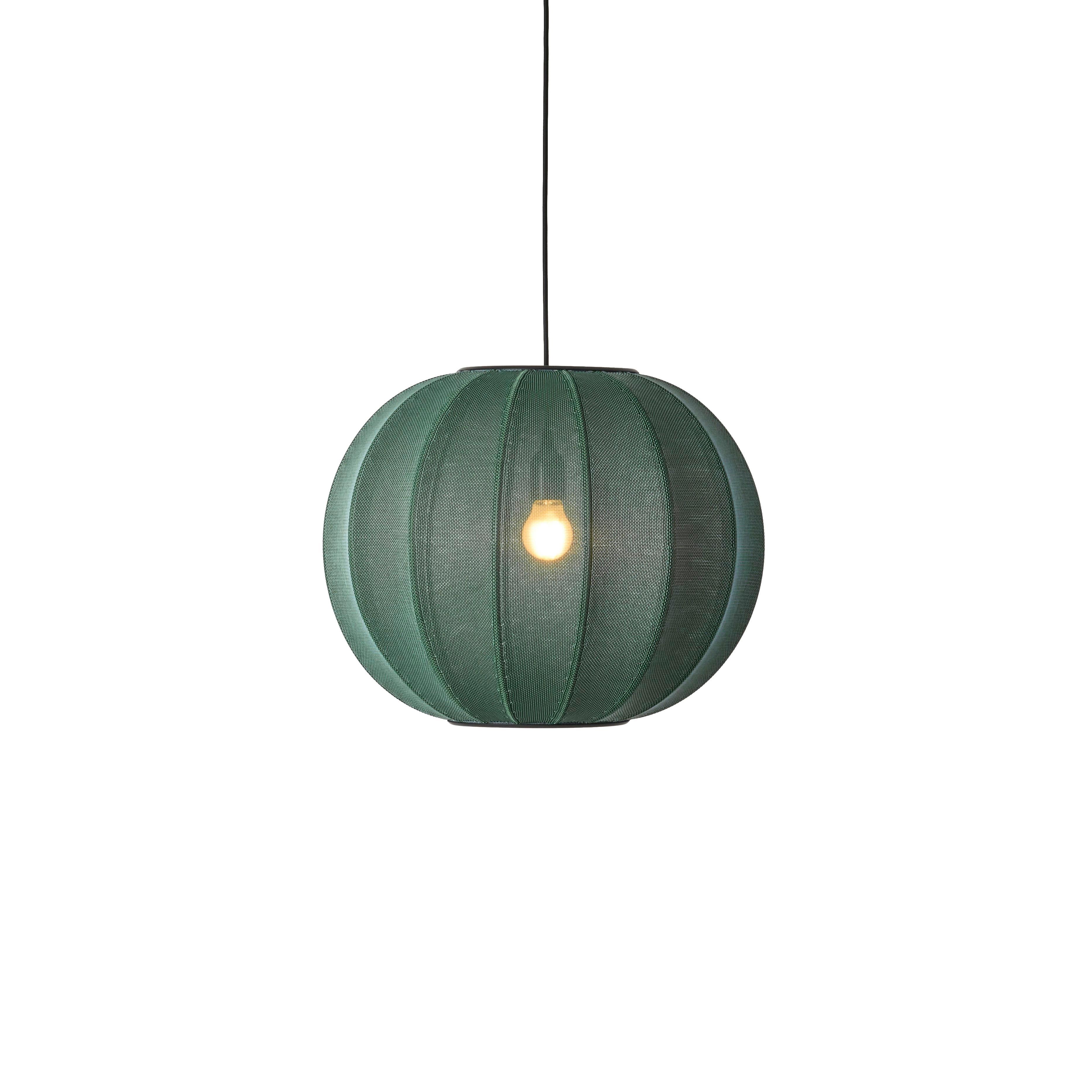 Lampa wisząca KNIT-WIT ROUND zielony