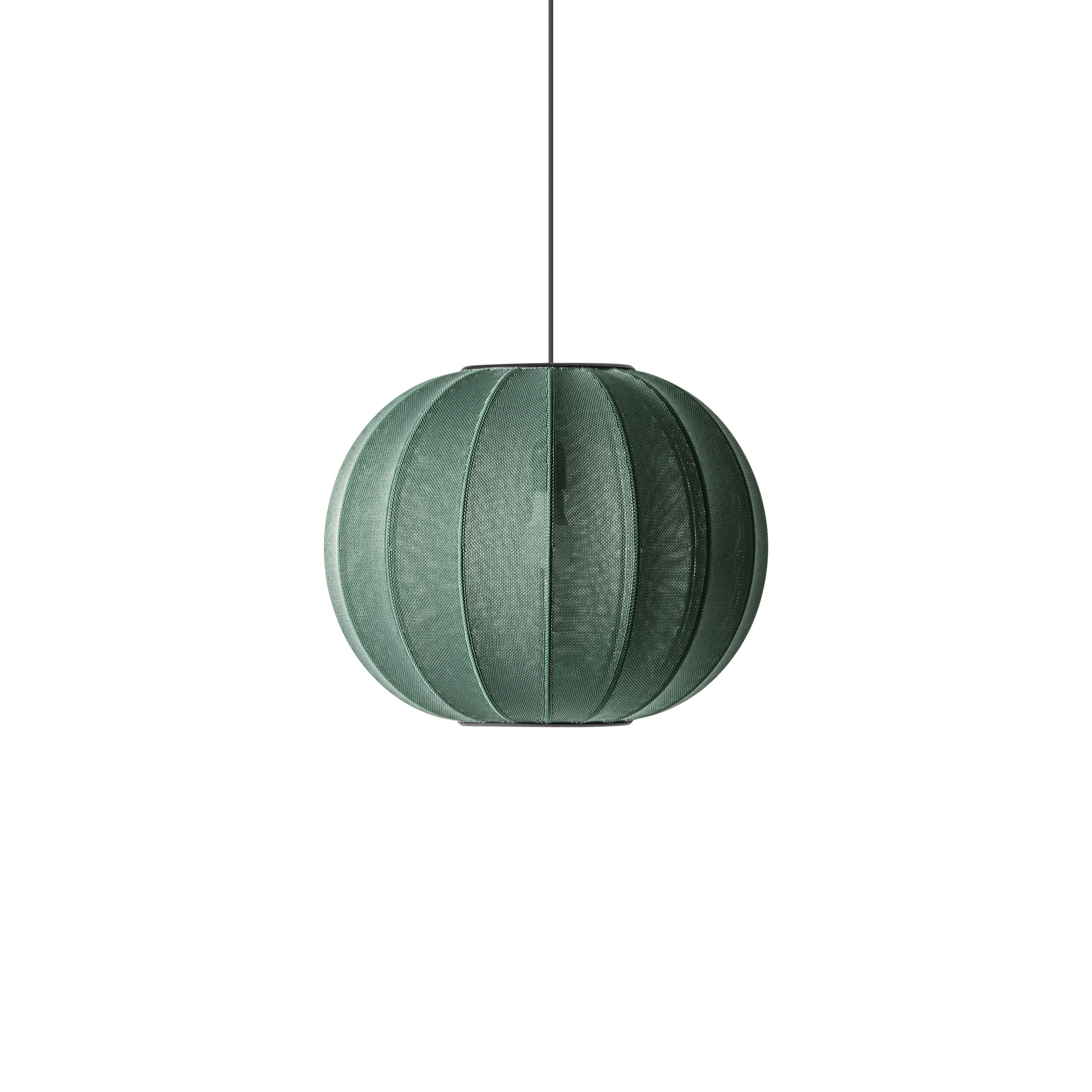 Lampa wisząca KNIT-WIT ROUND zielony