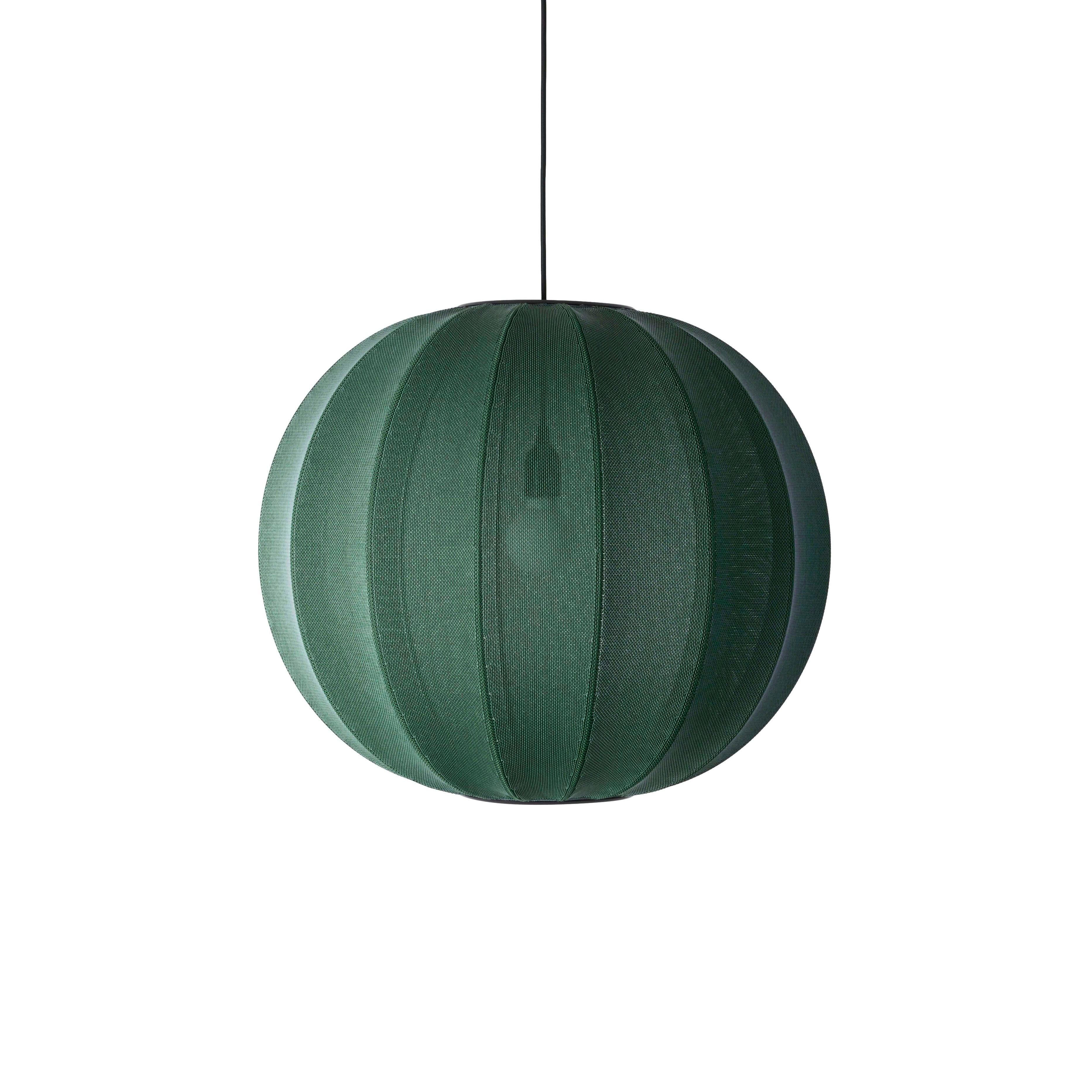 Lampa wisząca KNIT-WIT ROUND zielony