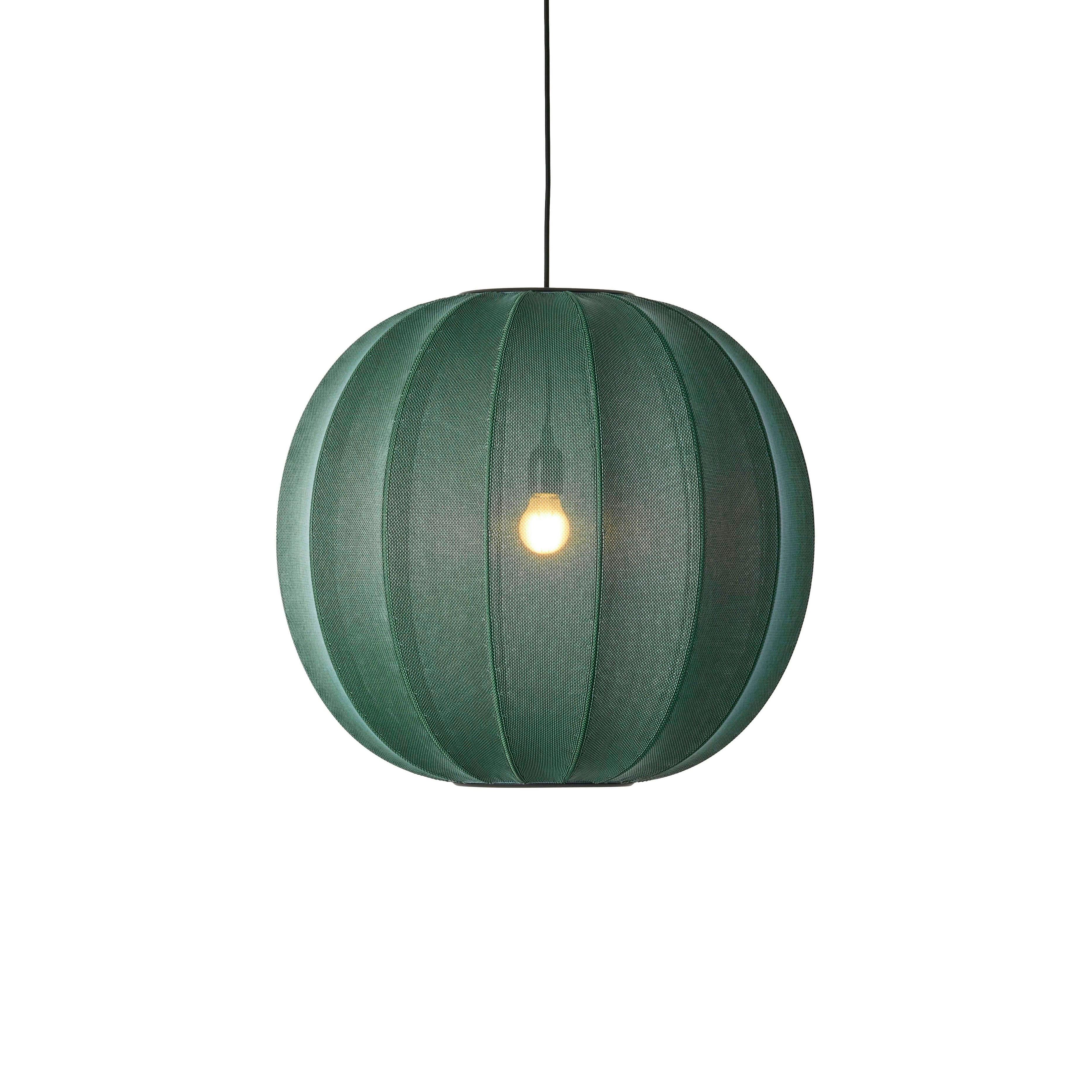 Lampa wisząca KNIT-WIT ROUND zielony