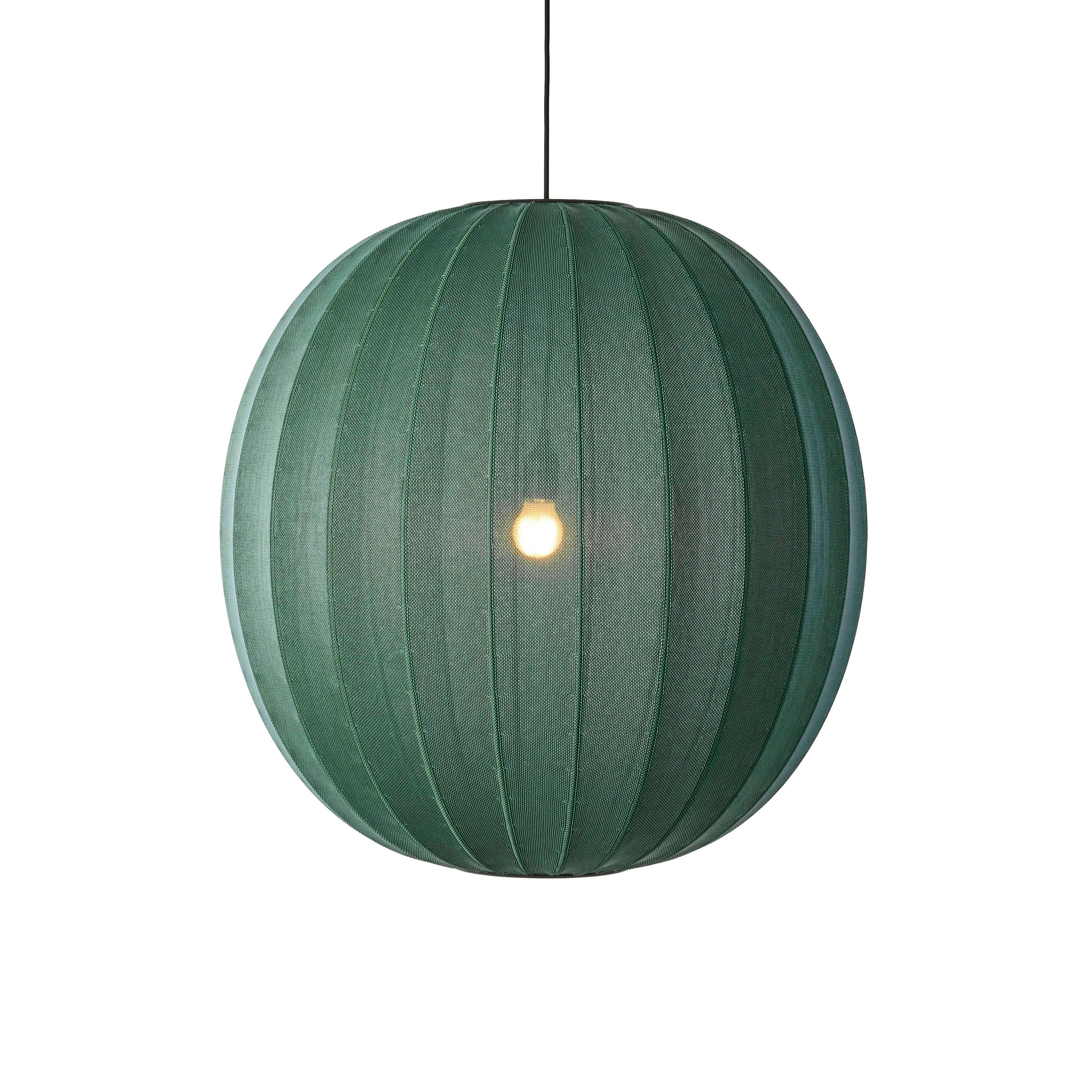 Lampa wisząca KNIT-WIT ROUND zielony