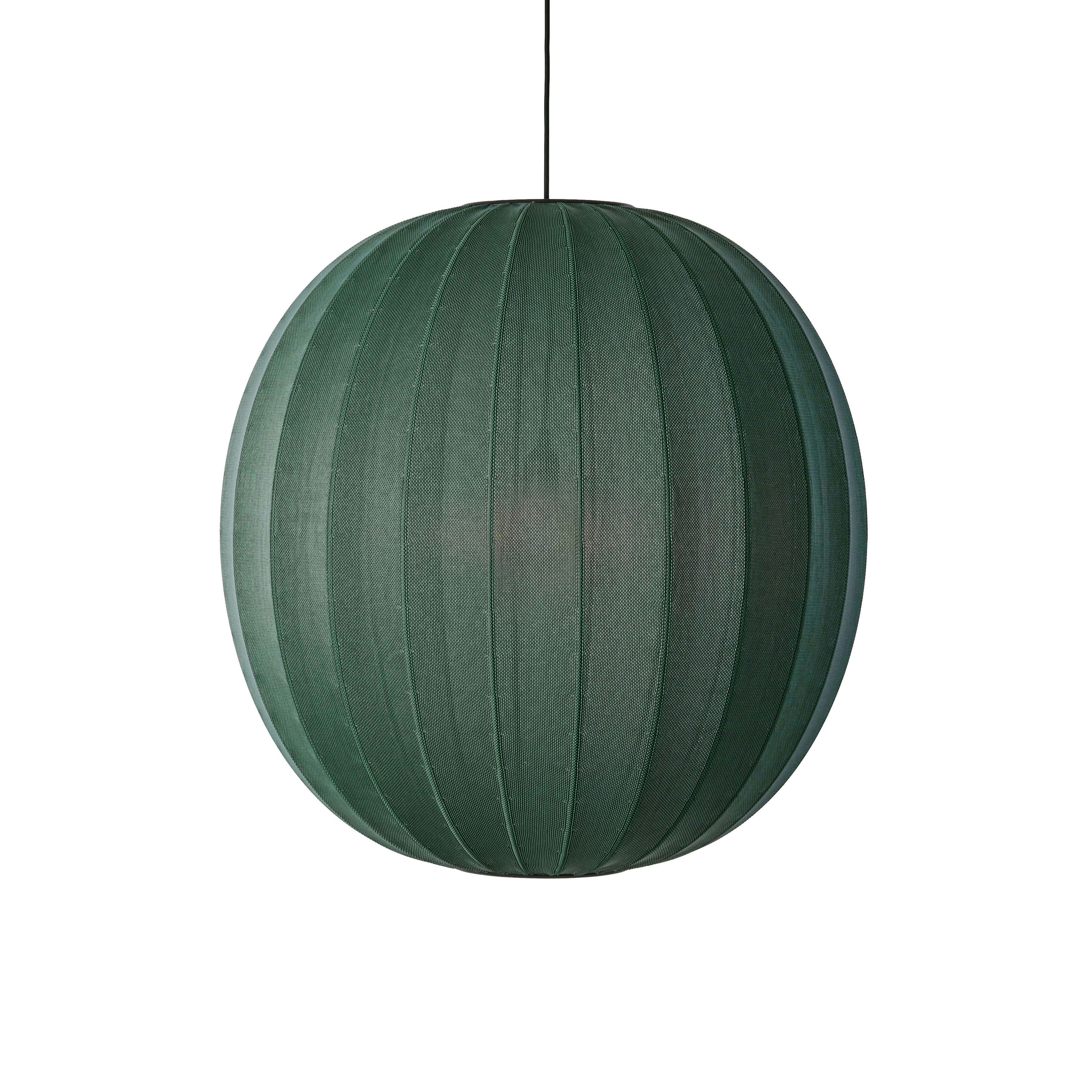 Lampa wisząca KNIT-WIT ROUND zielony