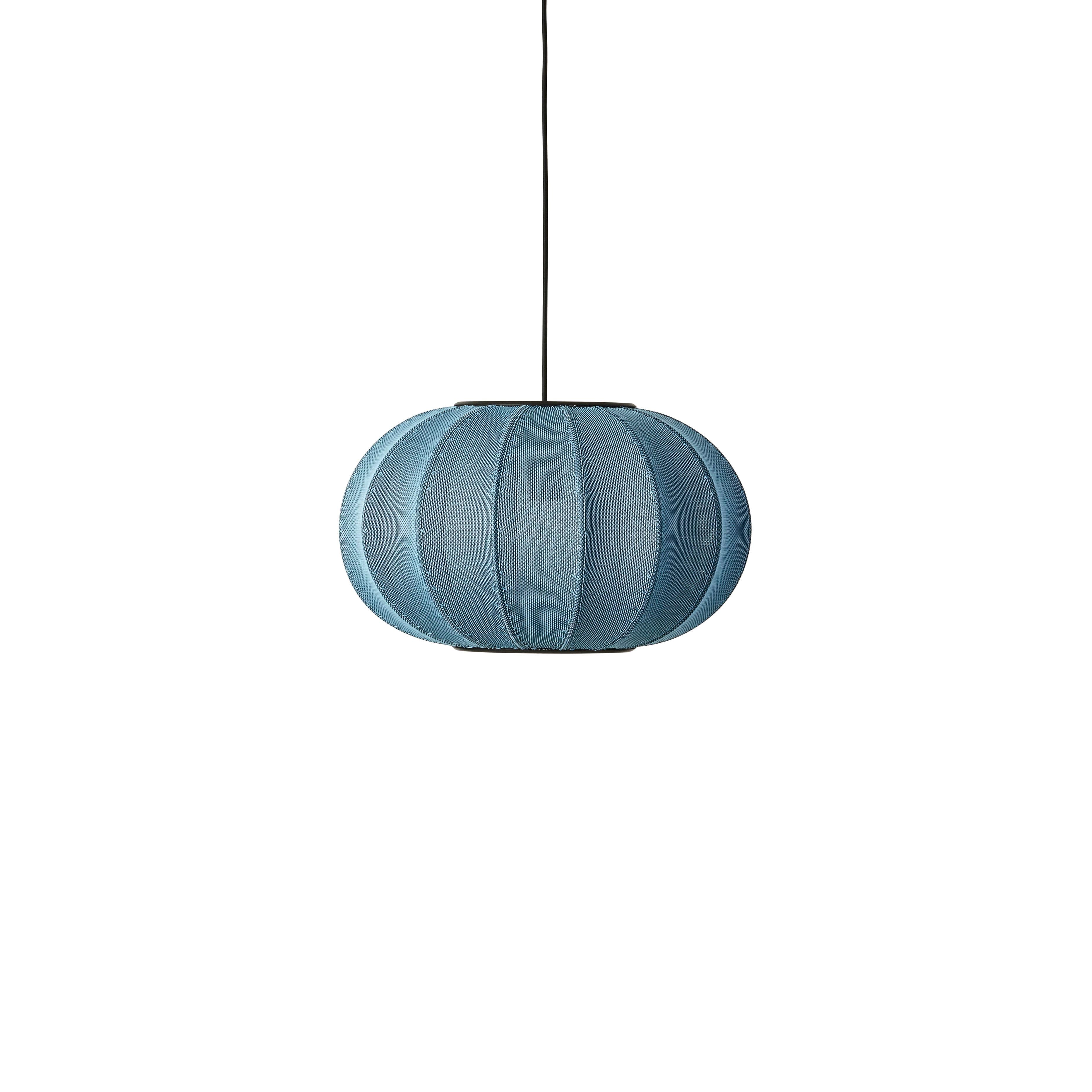 Lampa wisząca KNIT-WIT OVAL niebieski