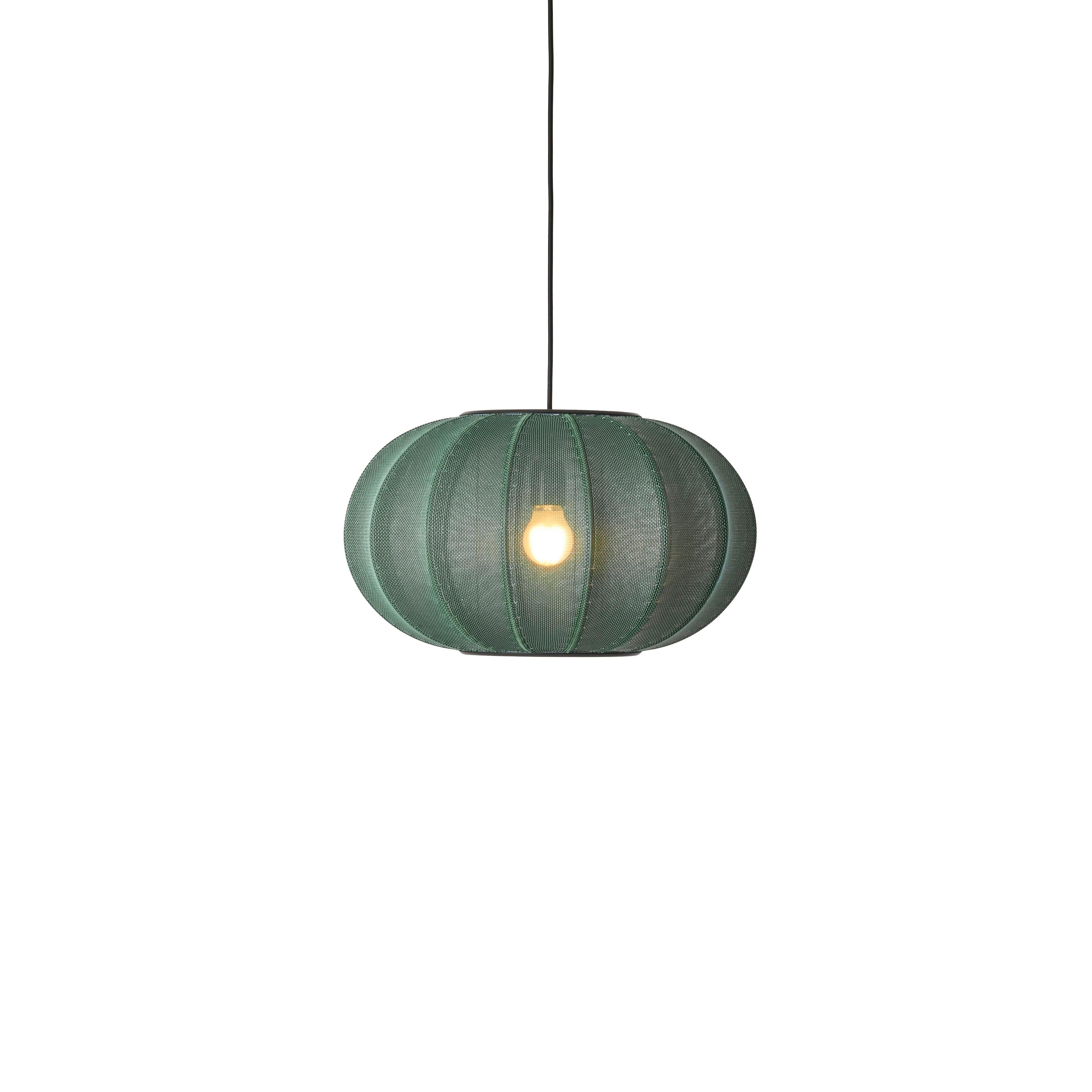Lampa wisząca KNIT-WIT OVAL zielony