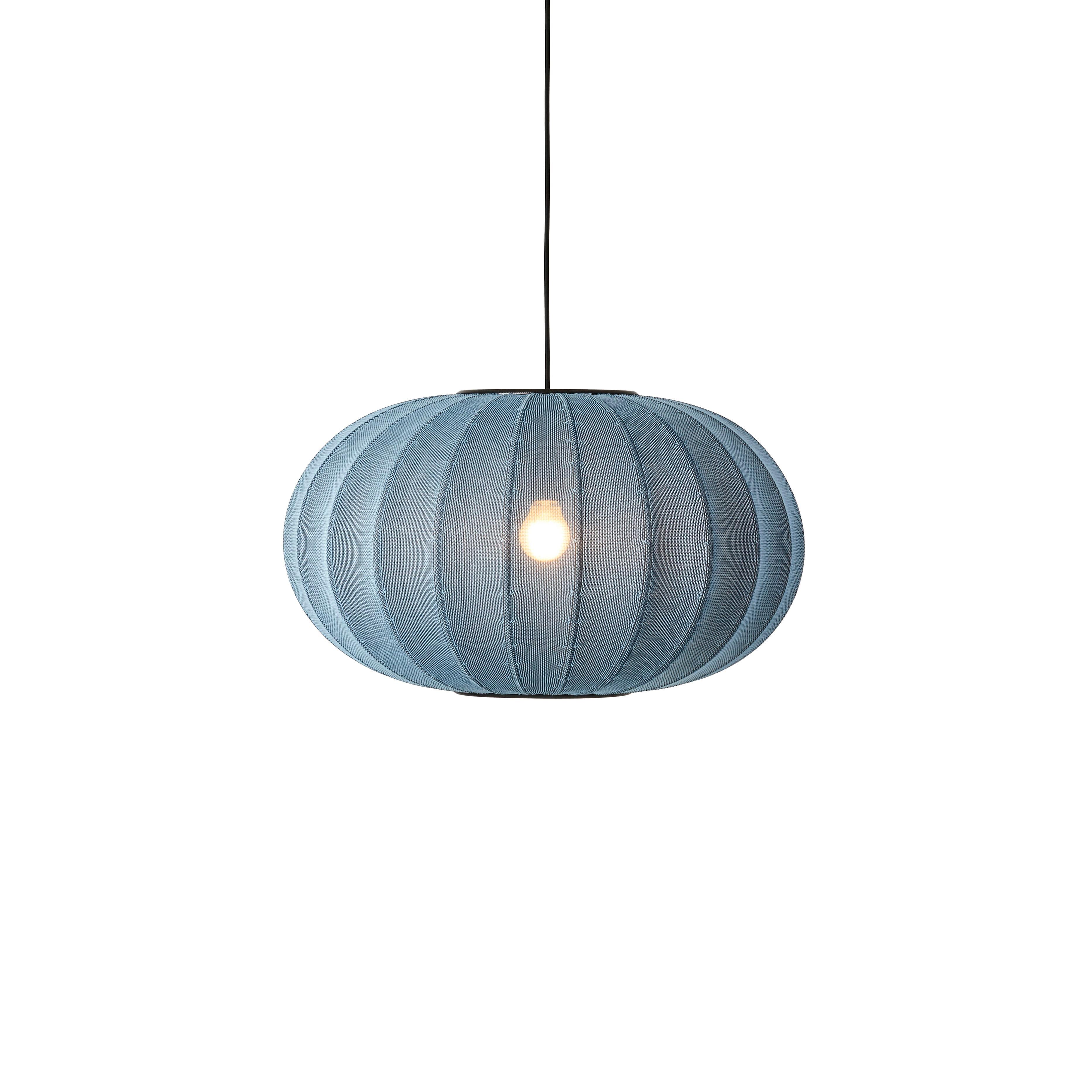 Lampa wisząca KNIT-WIT OVAL niebieski