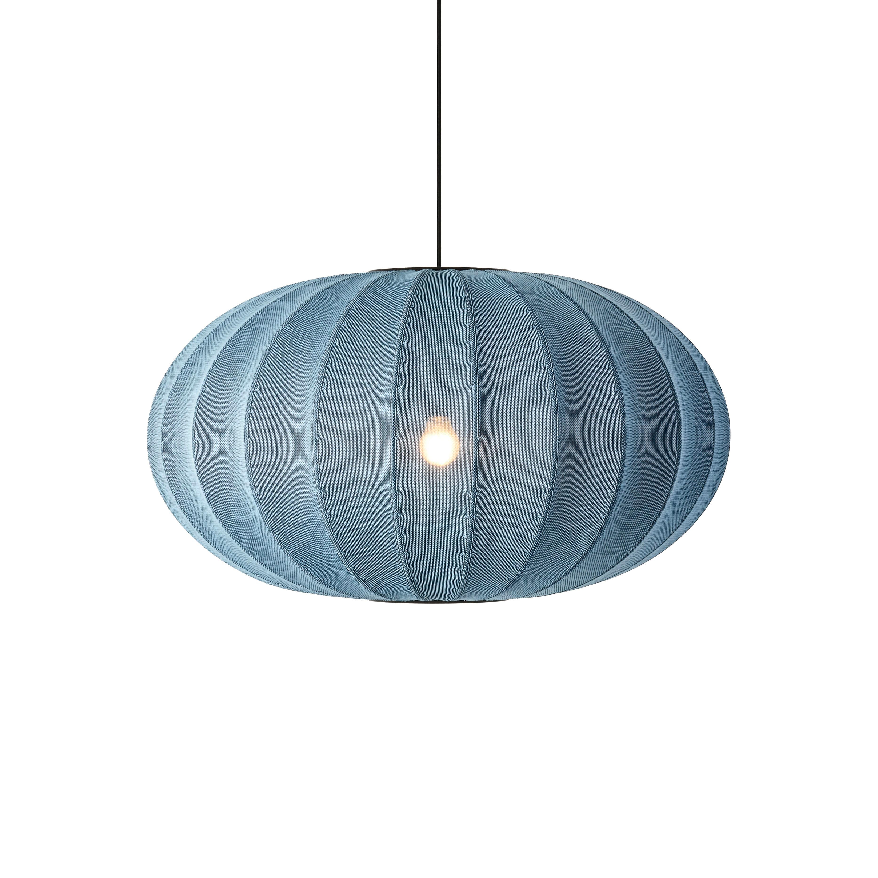 Lampa wisząca KNIT-WIT OVAL niebieski