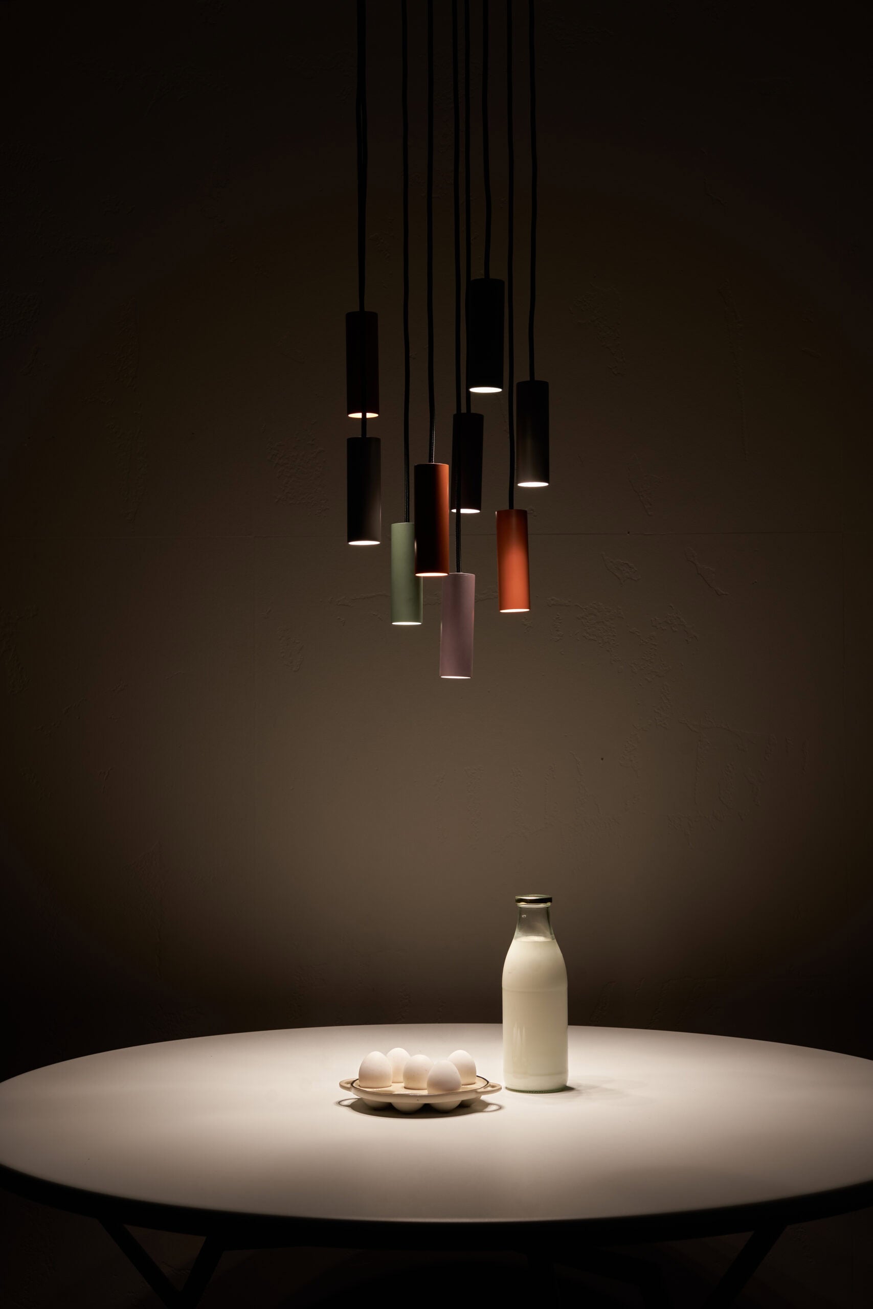 Lampa wisząca MATUBA LED aksamitna