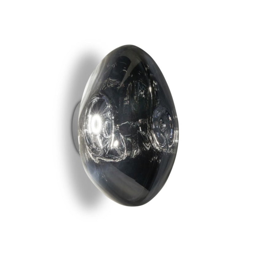 Silberwandlampe