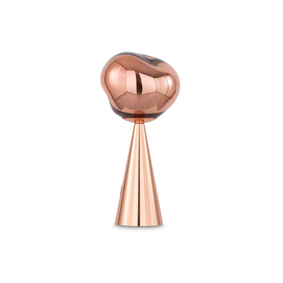 Melt copper portable lamp