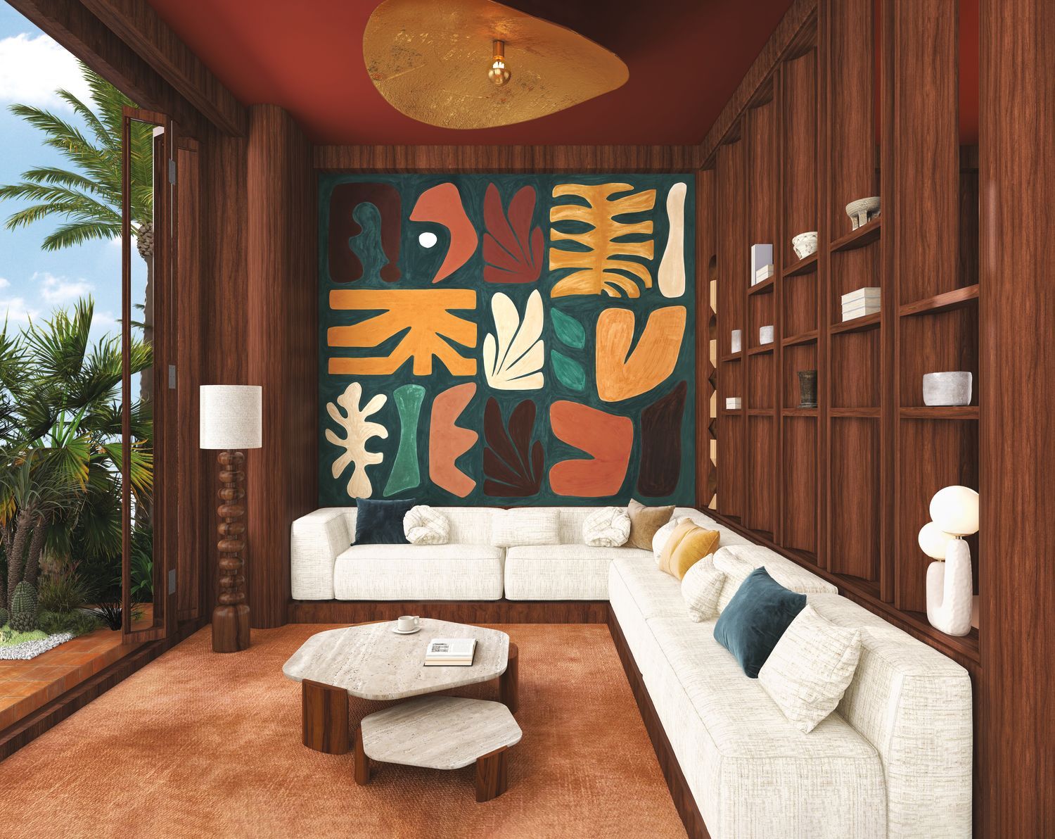 Mural JORGE zielony