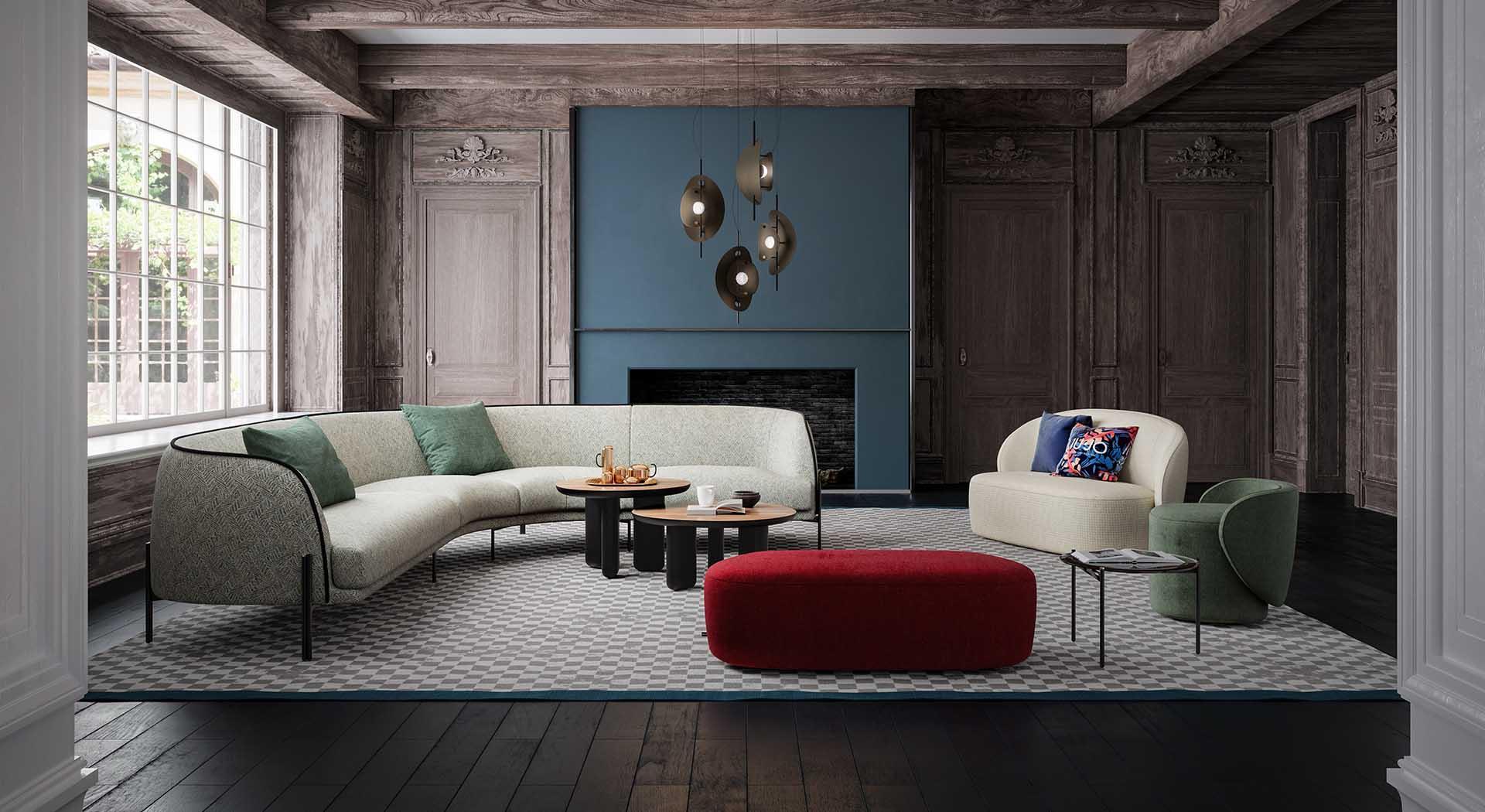 Narożnik CAILLOU ciemnoszary Liu Jo Living Eye on Design