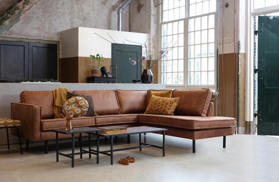 Narożnik lewostronny aksamitny RODEO morski Be Pure Eye on Design