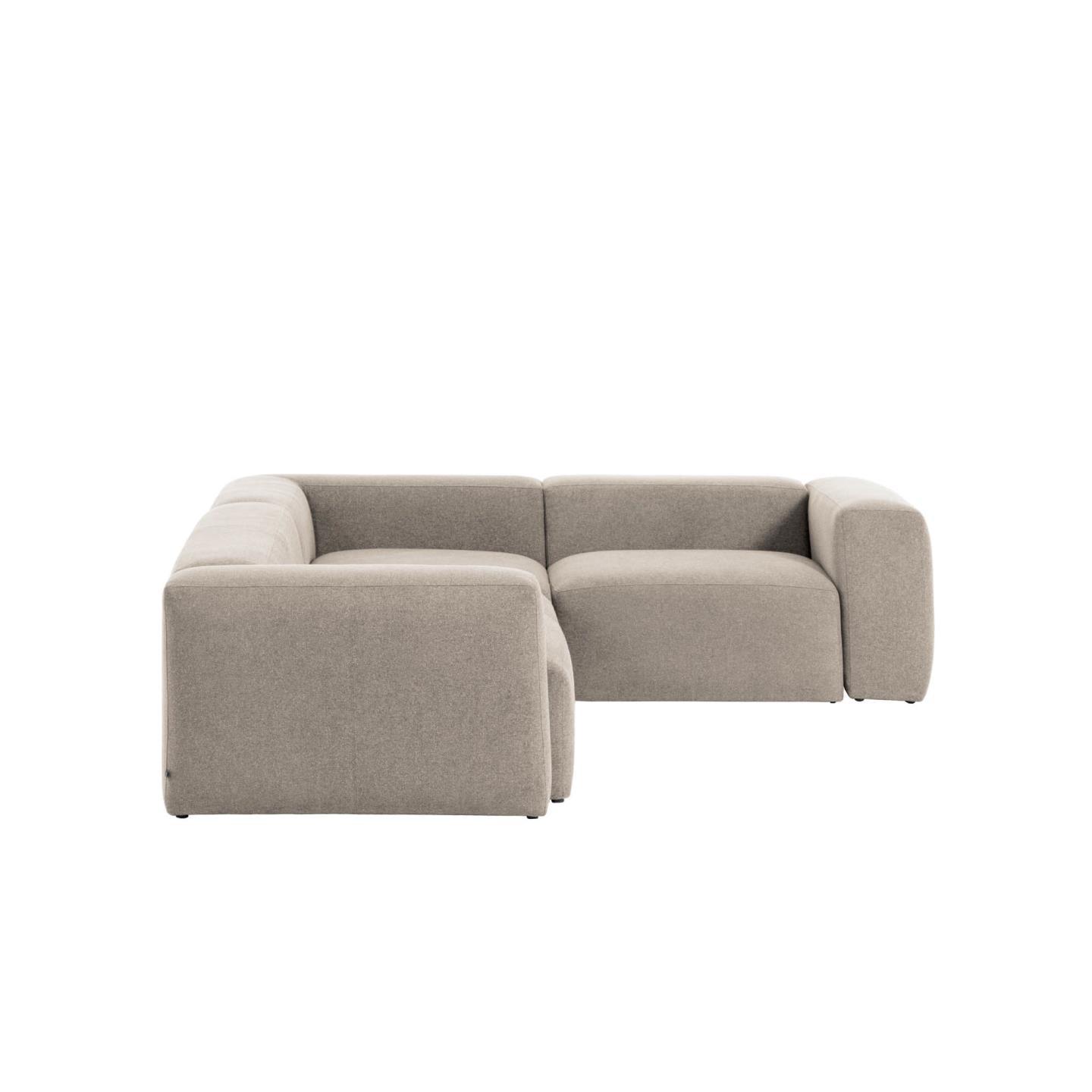 Narożnik modułowy 3-osobowy BLOK beżowy szenil La Forma Eye on Design