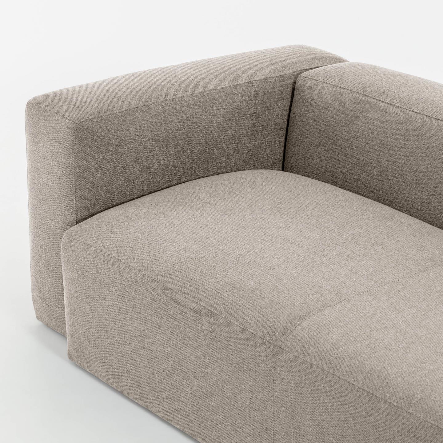 Narożnik modułowy 3-osobowy BLOK beżowy szenil La Forma Eye on Design