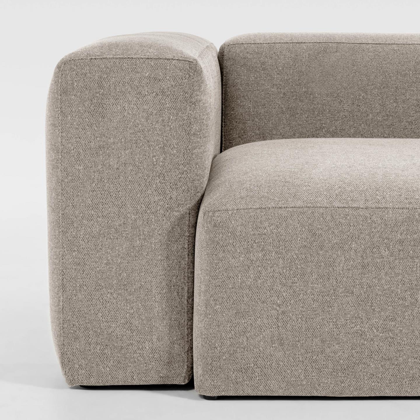 Narożnik modułowy 4-osobowy BLOK beżowy szenil La Forma Eye on Design