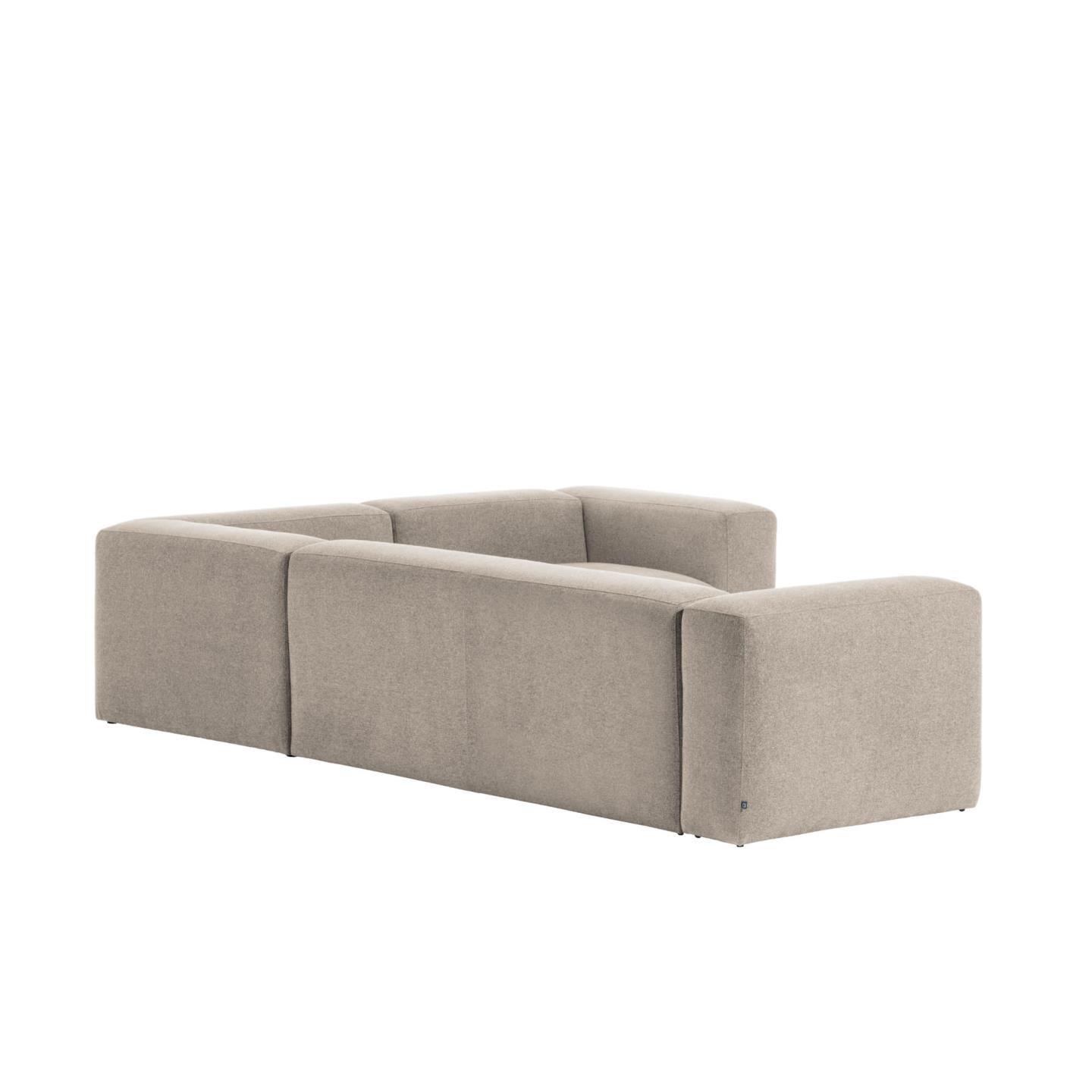 Narożnik modułowy 4-osobowy BLOK beżowy szenil La Forma Eye on Design