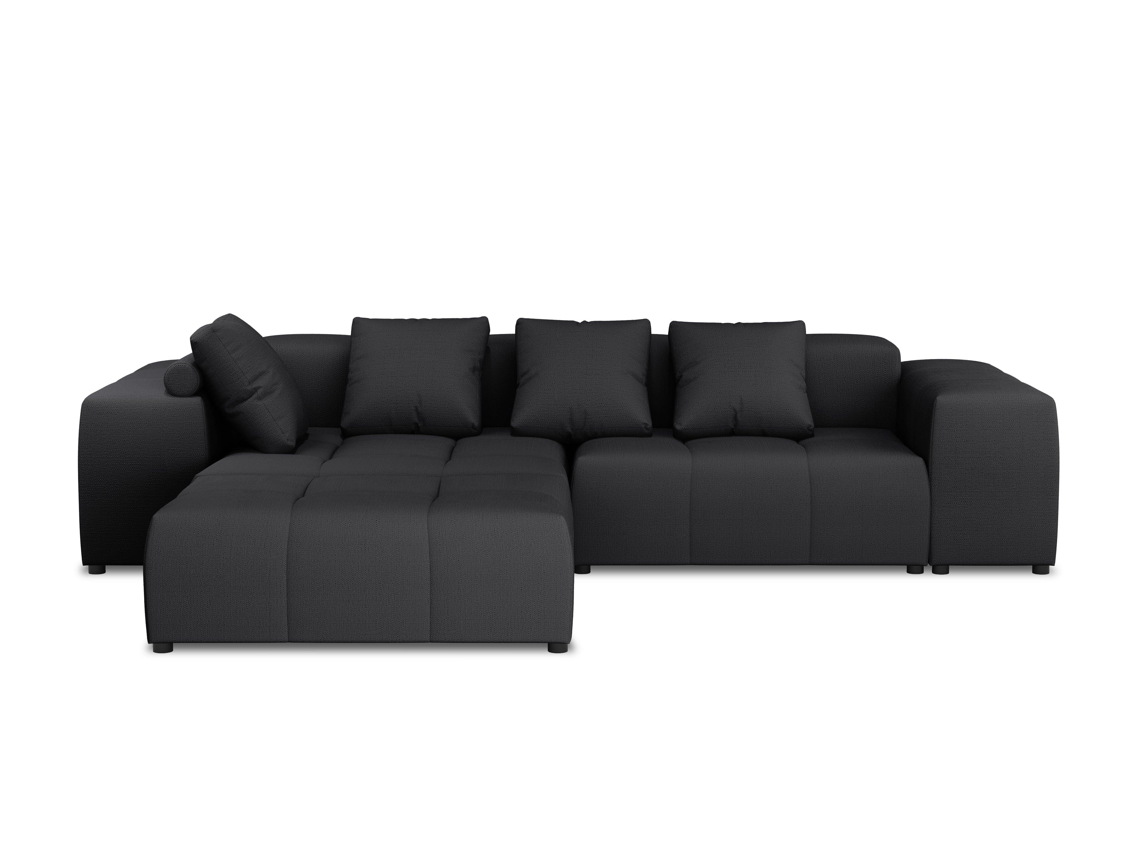 Narożnik modułowy 5-osobowy ROME czarny Cosmopolitan Design Eye on Design
