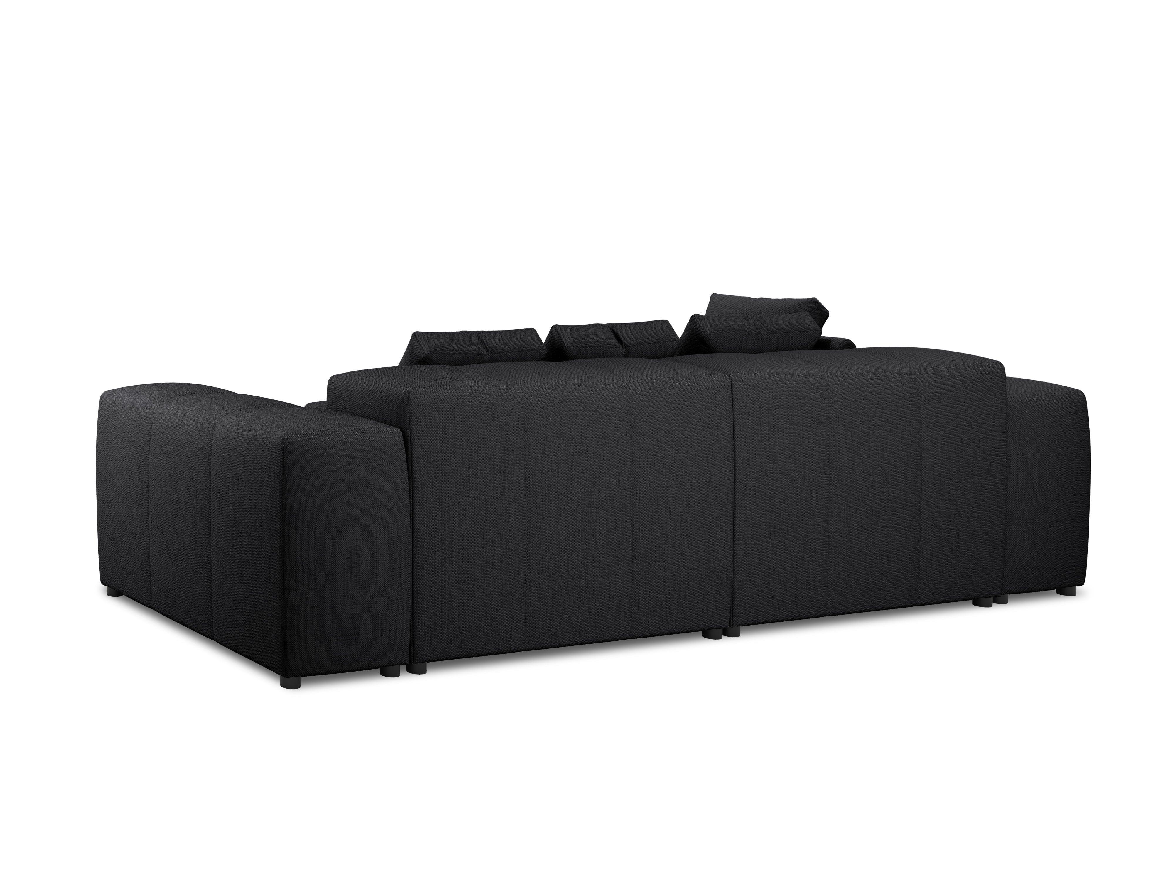 Narożnik modułowy 5-osobowy ROME czarny Cosmopolitan Design Eye on Design