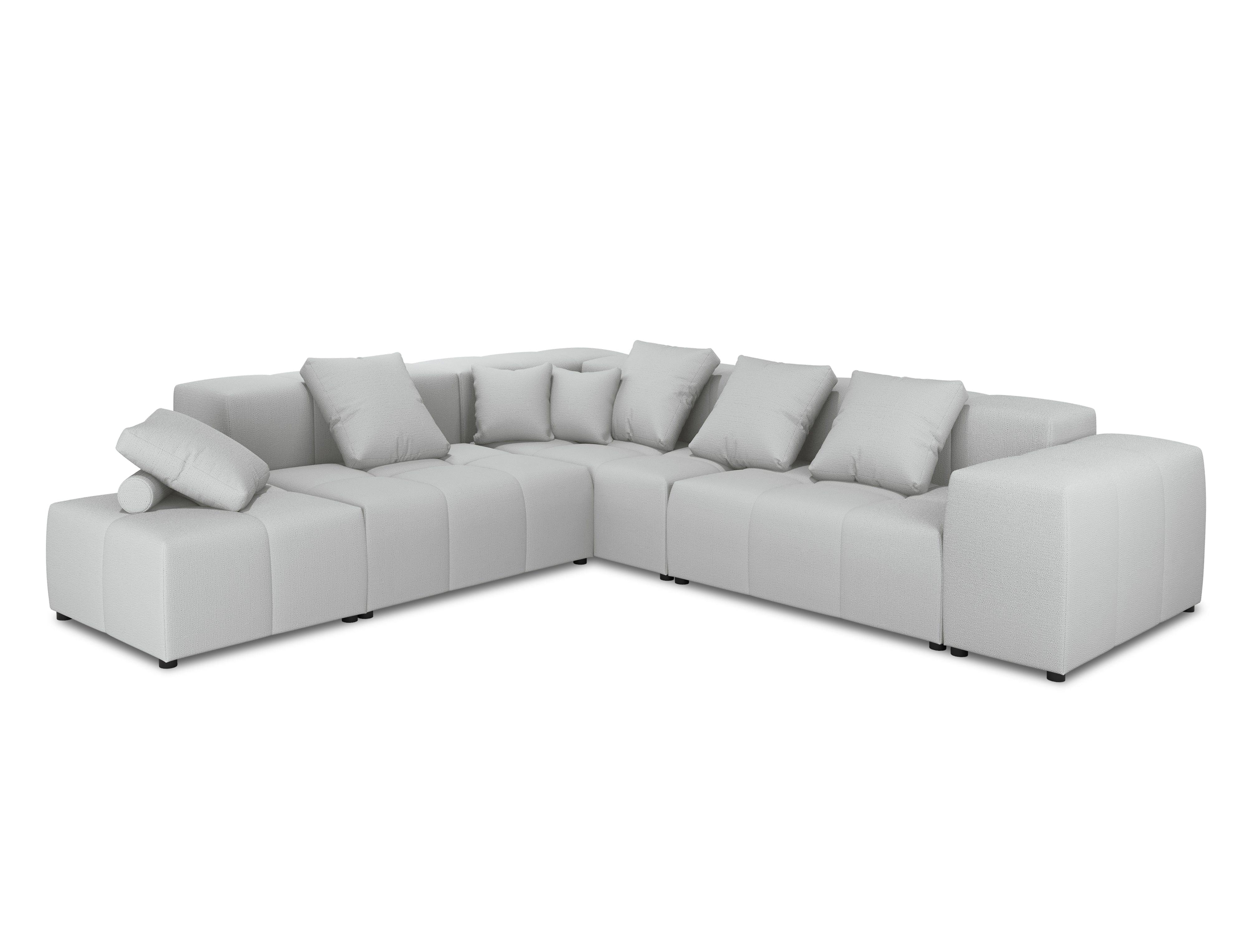 Narożnik modułowy duży 5-osobowy ROME jasnoszary Cosmopolitan Design Eye on Design