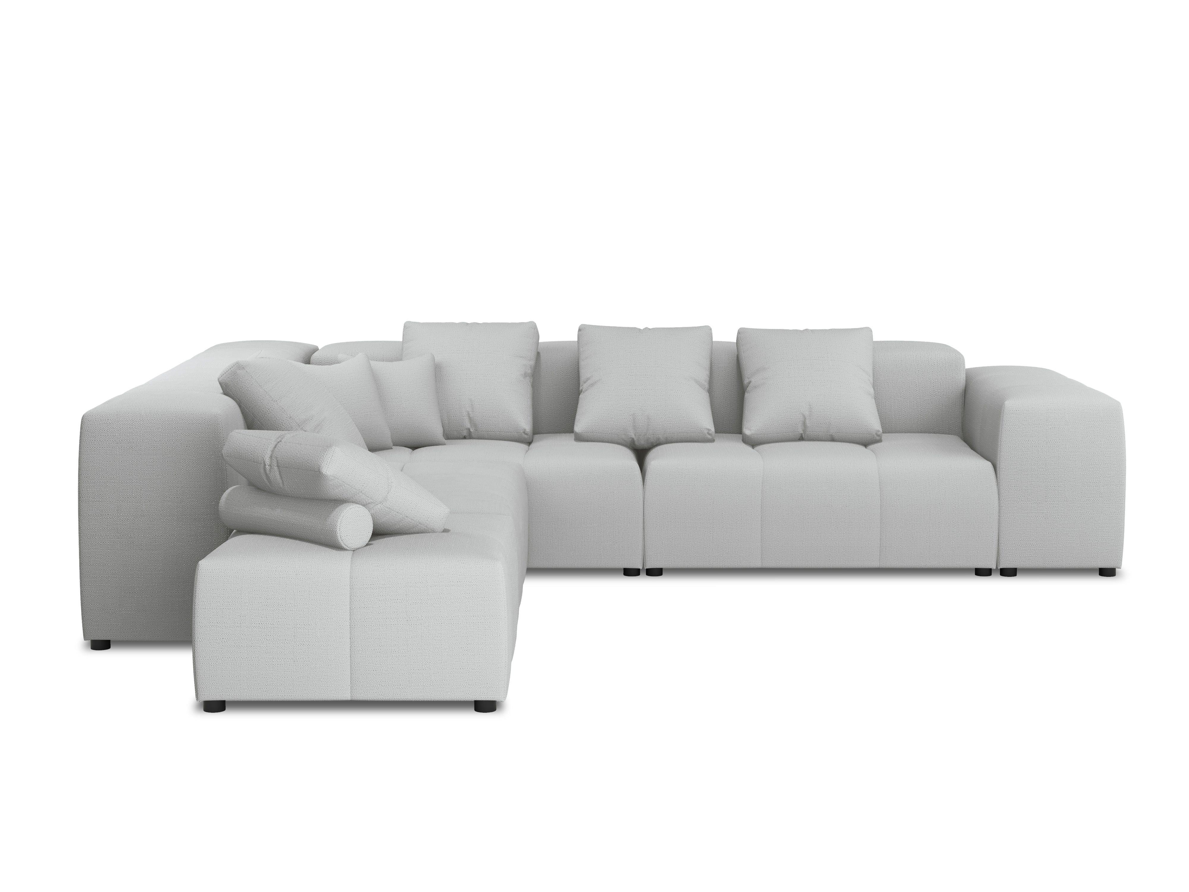 Narożnik modułowy duży 5-osobowy ROME jasnoszary Cosmopolitan Design Eye on Design