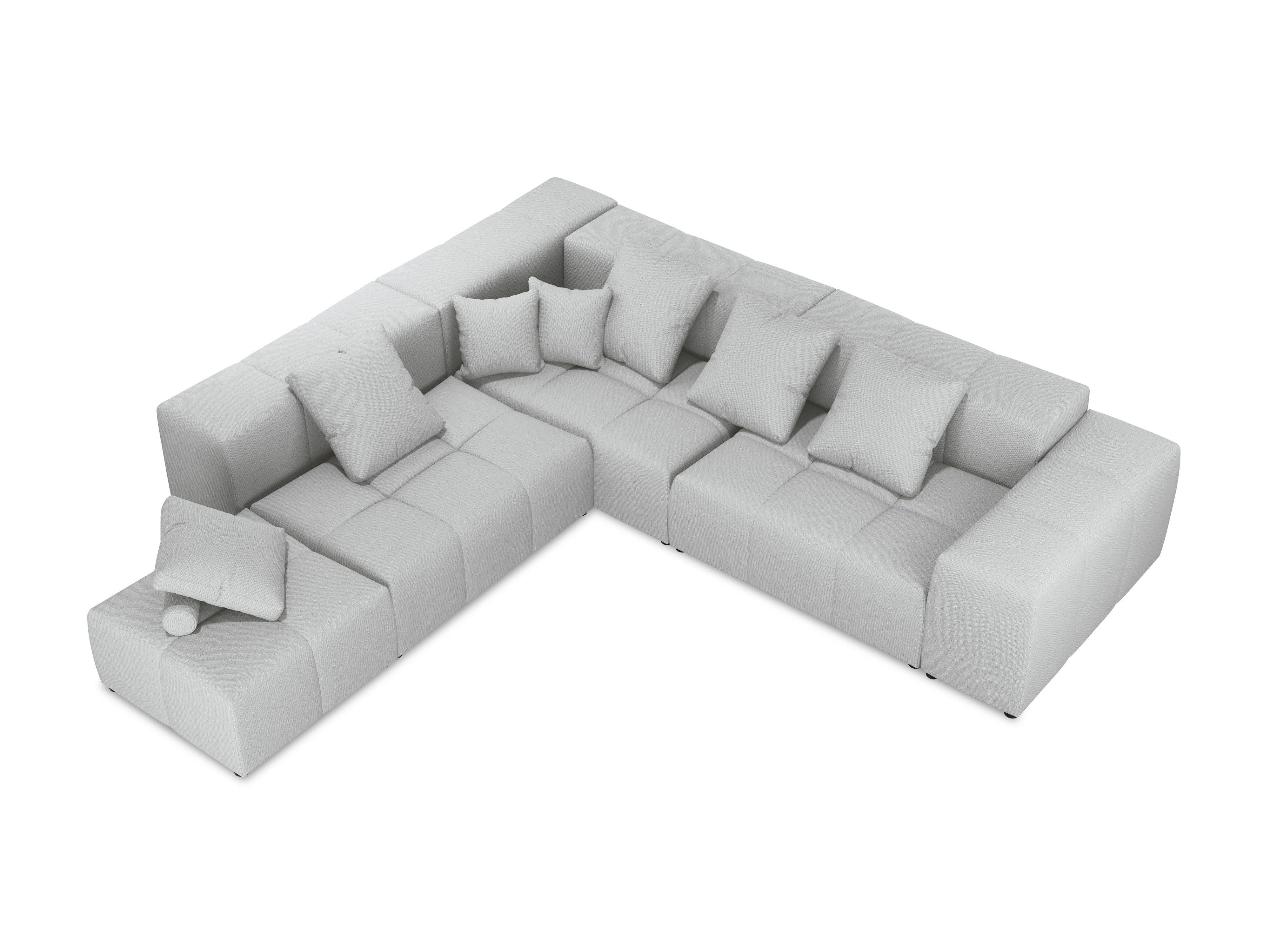 Narożnik modułowy duży 5-osobowy ROME jasnoszary Cosmopolitan Design Eye on Design