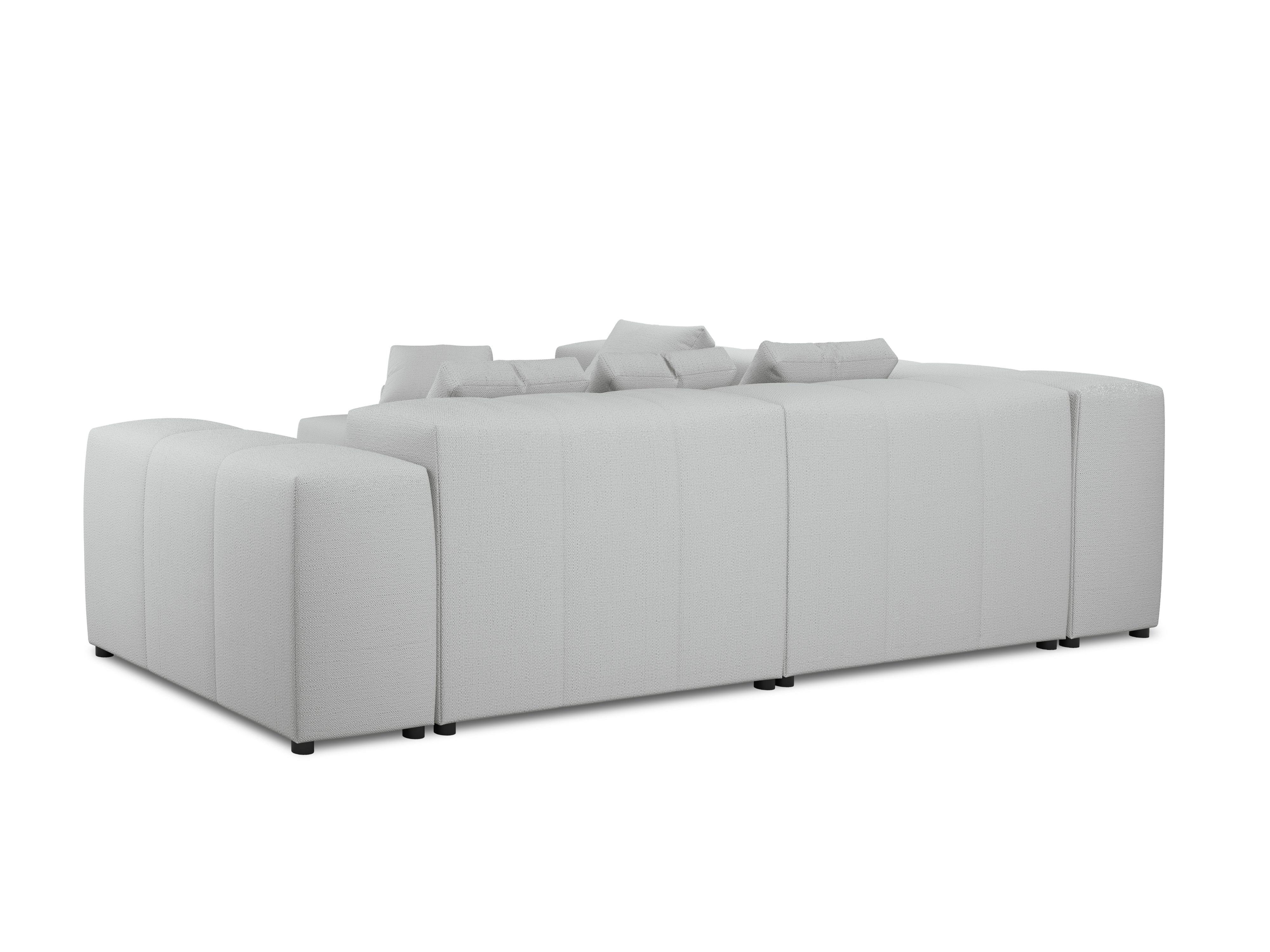 Narożnik modułowy duży 5-osobowy ROME jasnoszary Cosmopolitan Design Eye on Design
