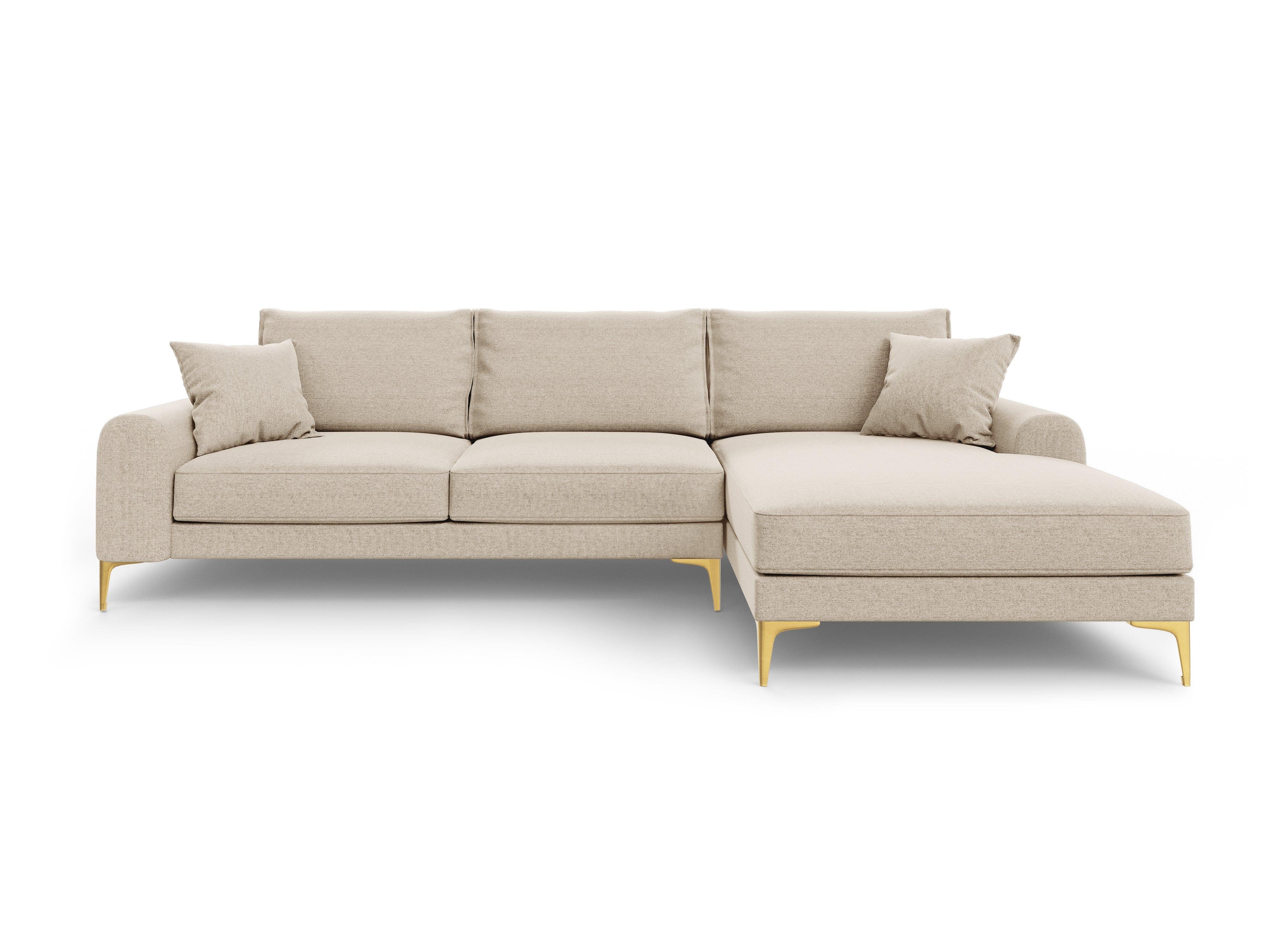 Narożnik prawostronny MADARA beżowy Mazzini Sofas Eye on Design