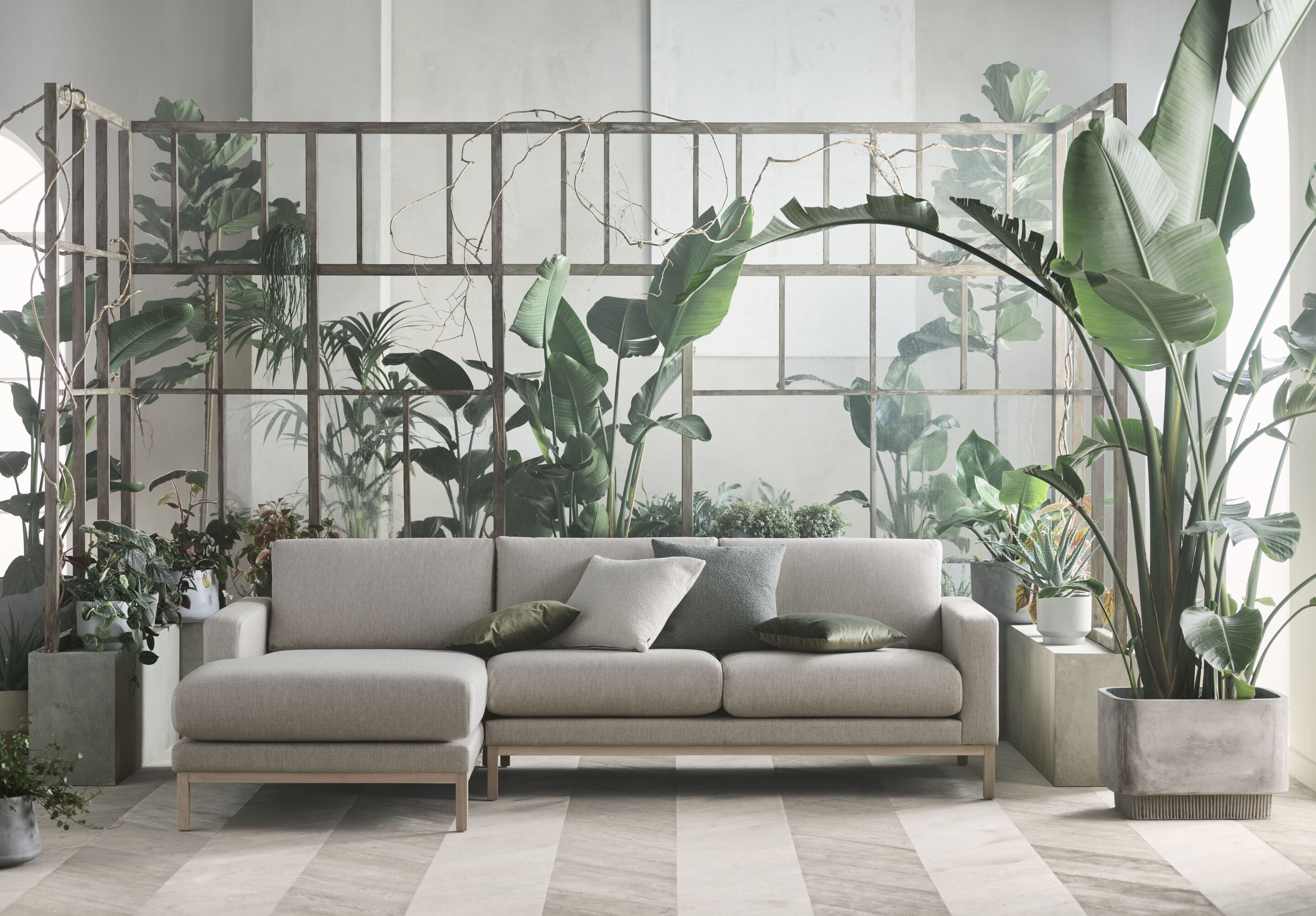 Upholstered corner North Bielona base