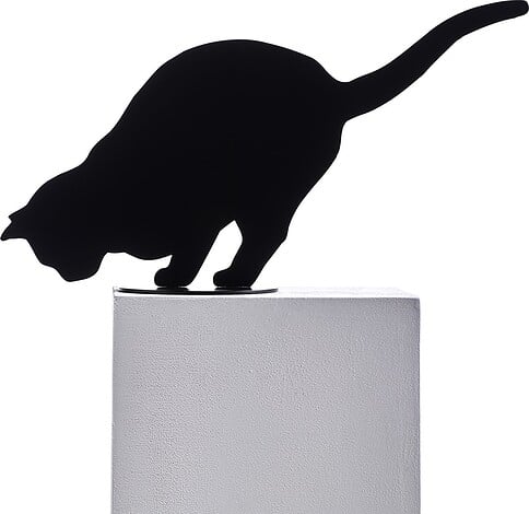 Dekoracja OMBRES DE CHATS czarny