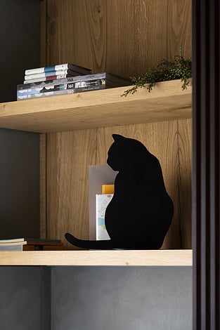 Dekoracja OMBRES DE CHATS czarny