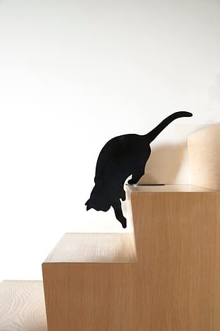 Dekoracja OMBRES DE CHATS czarny