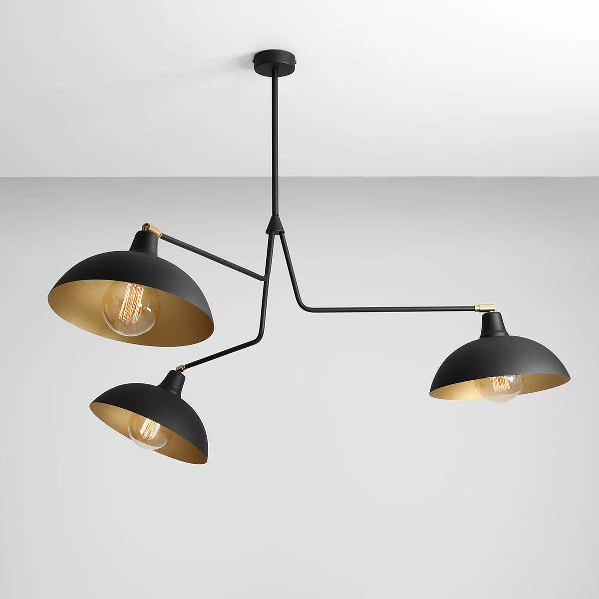 Plafon ESPACE TRIO czarny Artera Eye on Design