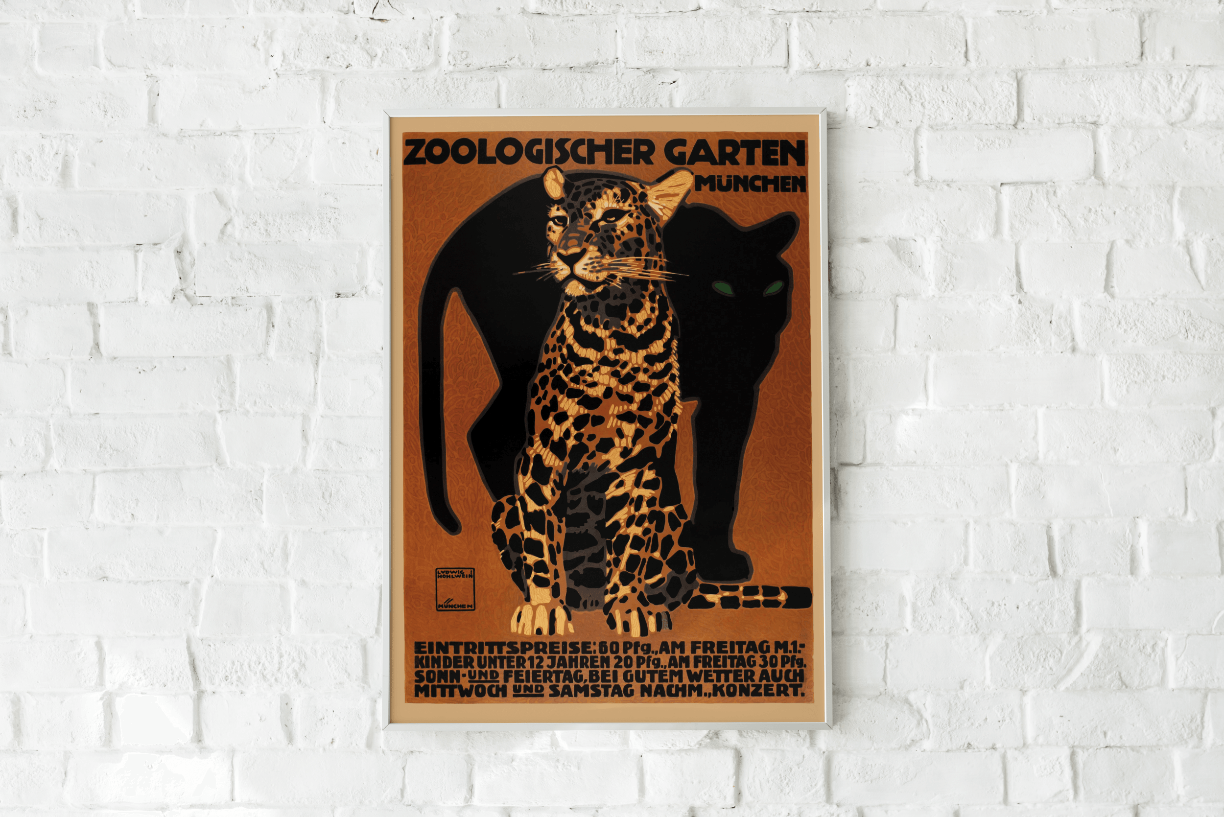 Plakat ZOOLOGISCHER GARTEN Eye on Design Eye on Design