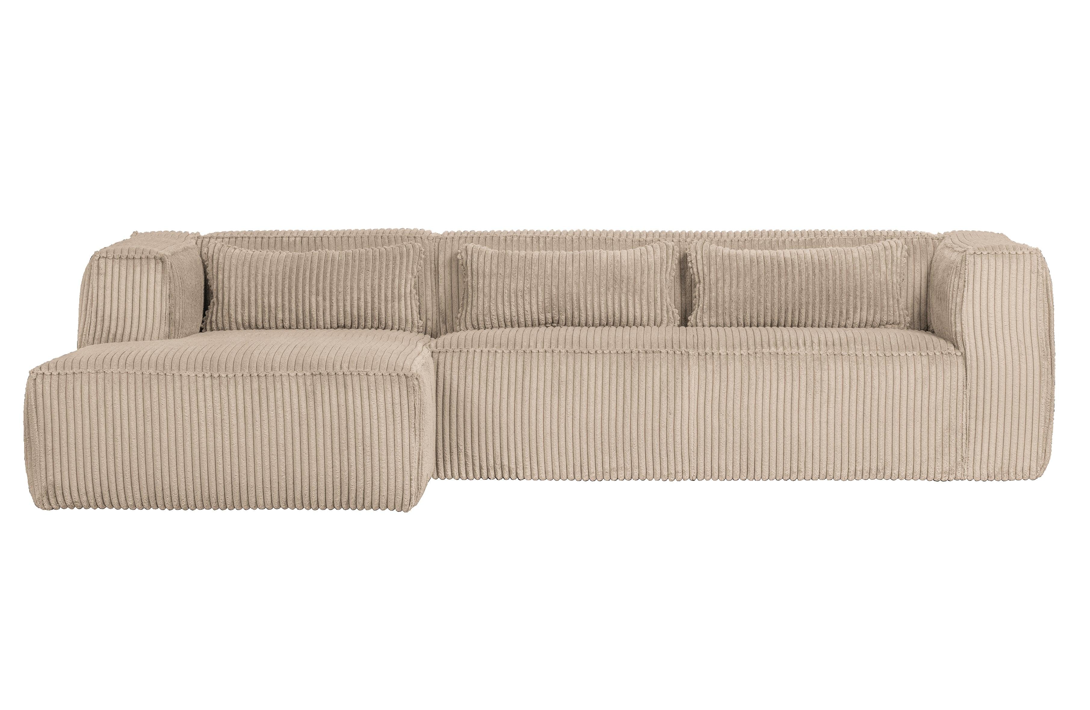 Poduszka sztruksowa BEAN RIB beżowy Woood Exclusive Eye on Design