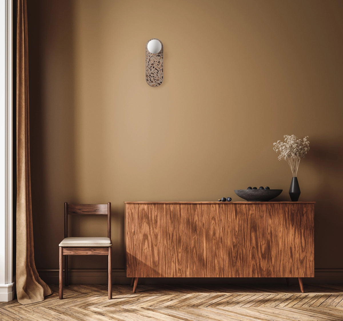 Ovaler Wandleuchte LEGRA creme