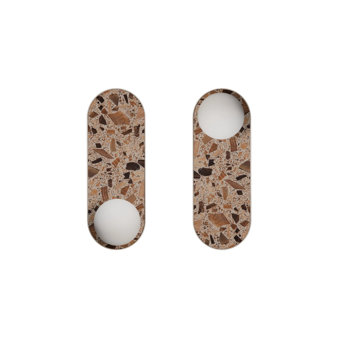 Ovaler Wandleuchte LEGRA creme