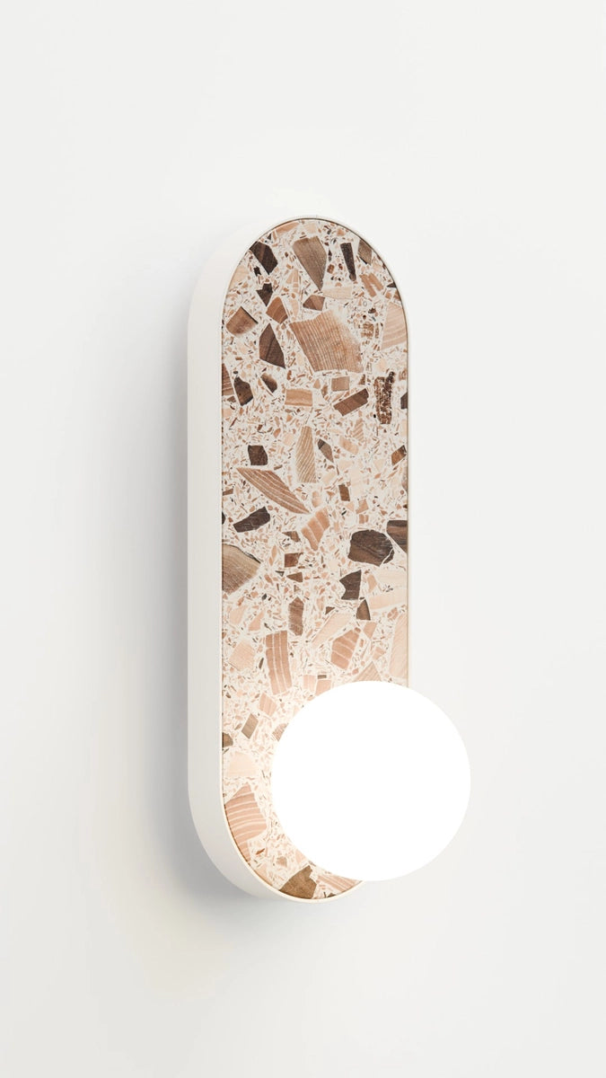 Ovaler Wandleuchte LEGRA creme