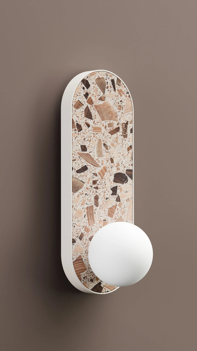 Ovaler Wandleuchte LEGRA creme