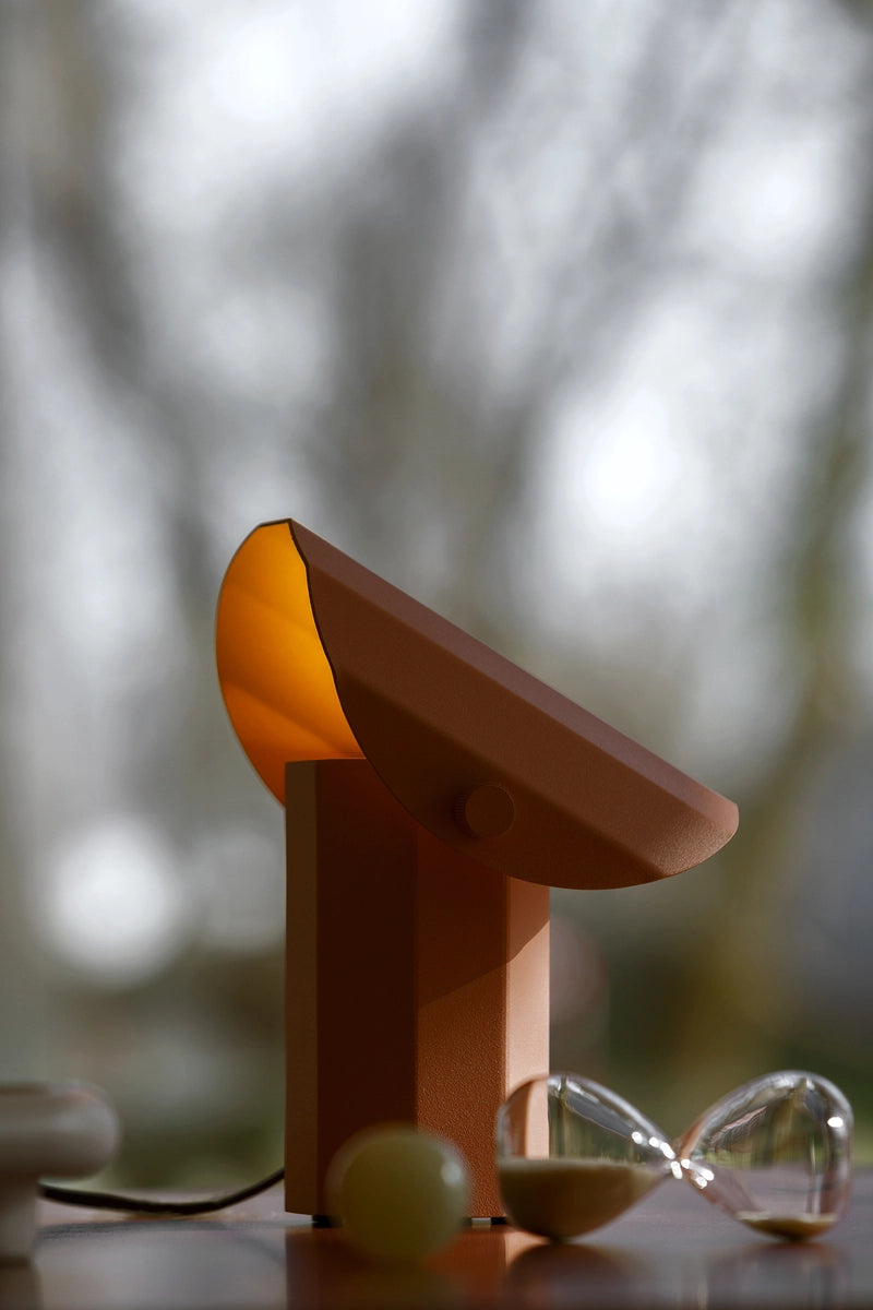 Tischlampe APOLIN gebrochenes Rosa